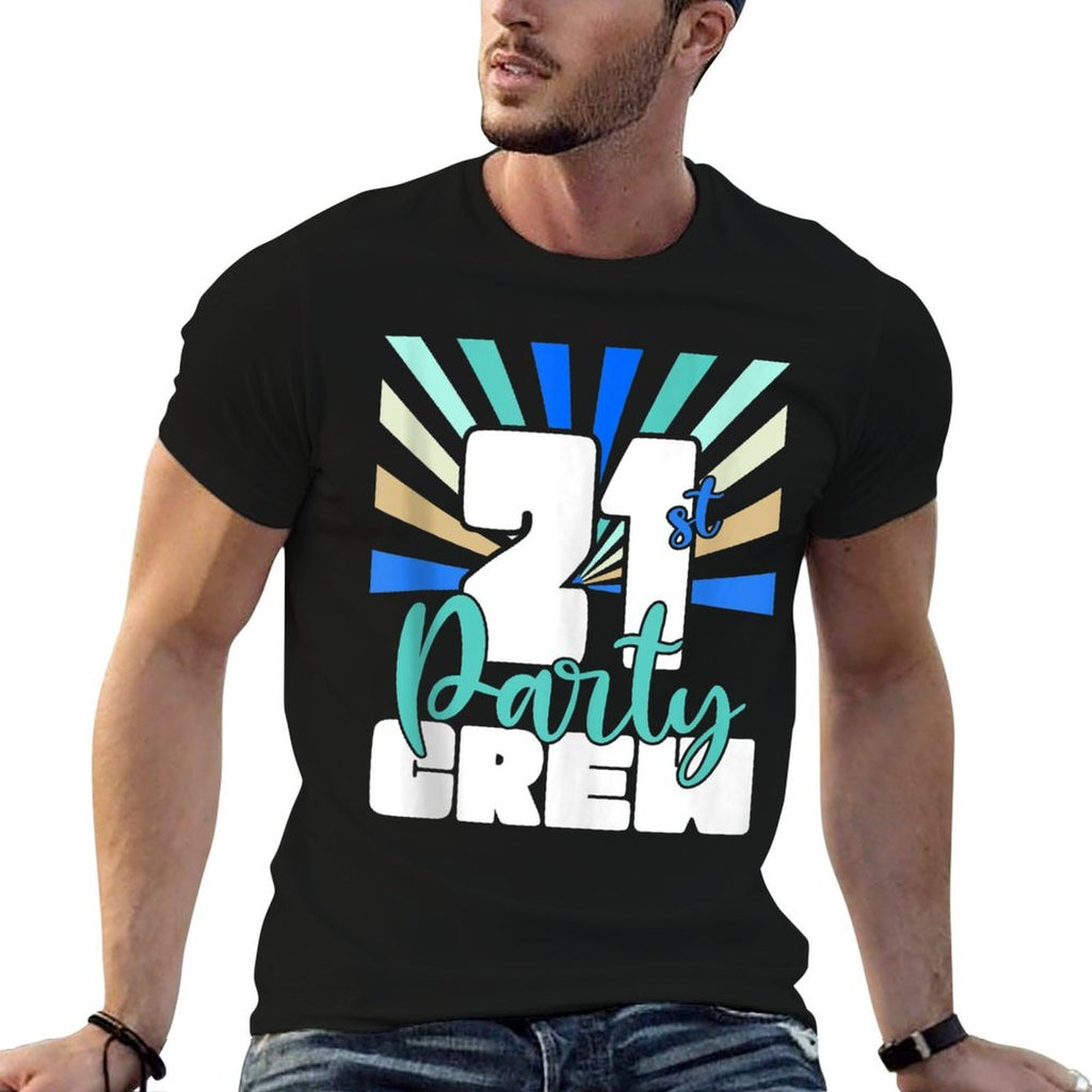 21st Party Crew Birthday Drinking Crew 21 Year Old Birthday  Classic T-Shirt