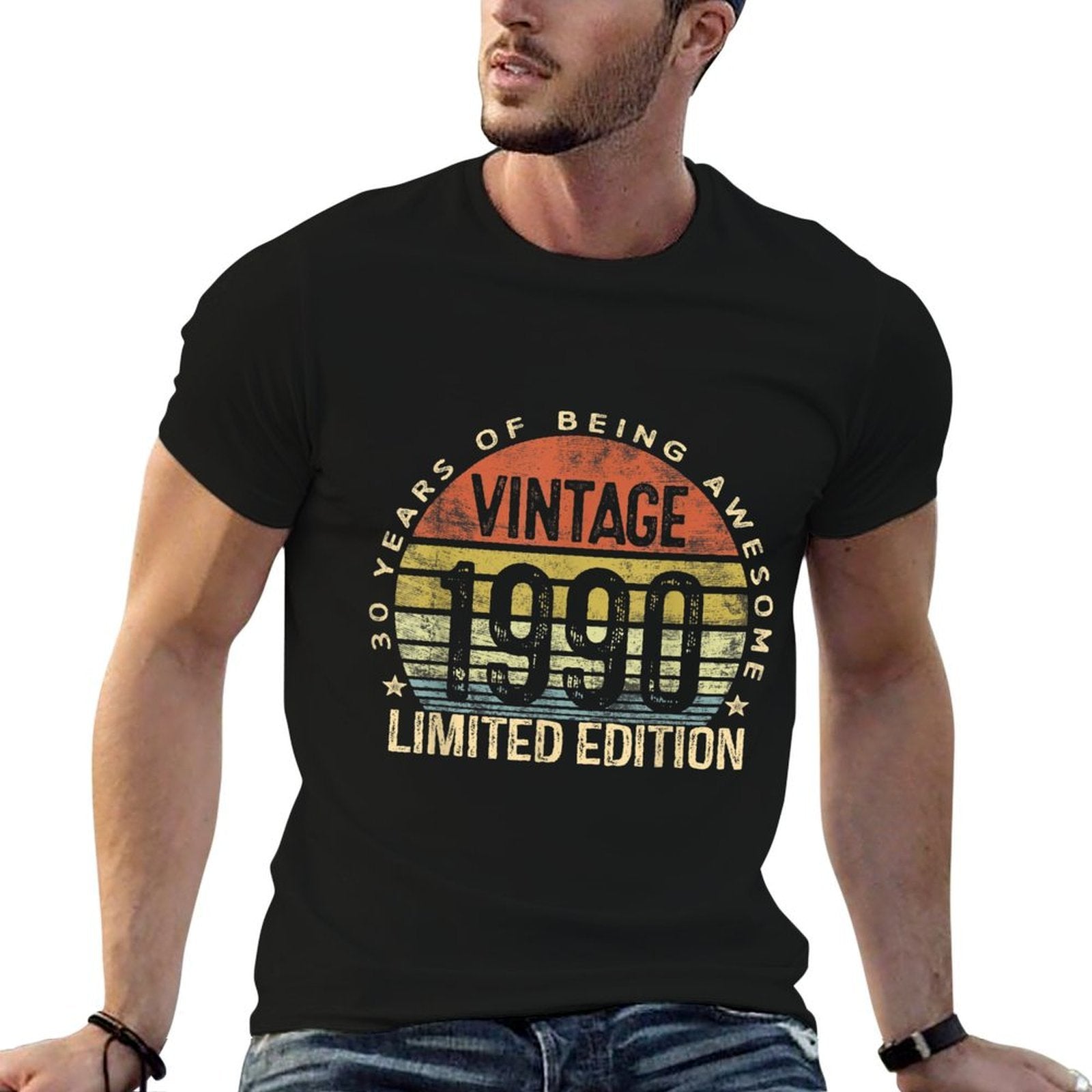 30 Year Old Gifts Vintage 1990 Limited Edition 30th Birthday  Easy-care T-Shirt