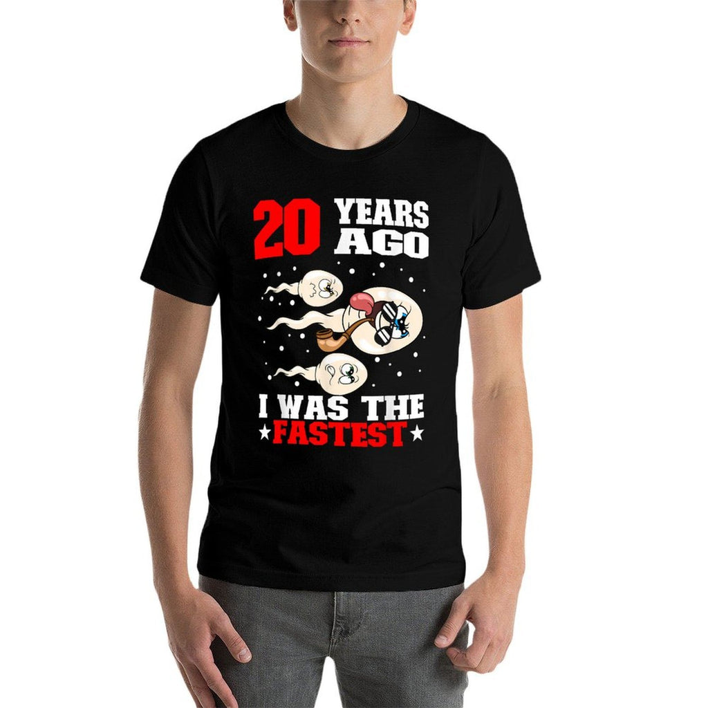 20 Years Ago I Was The Fastest Sperm 20th Birthday  Odor-resistant T-Shirt