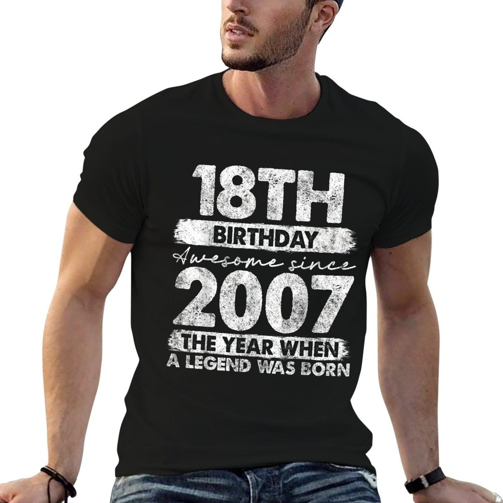 18 Year Old Gifts Vintage 2007 Limited Edition 18th Birthday  Moisture-wicking T-Shirt