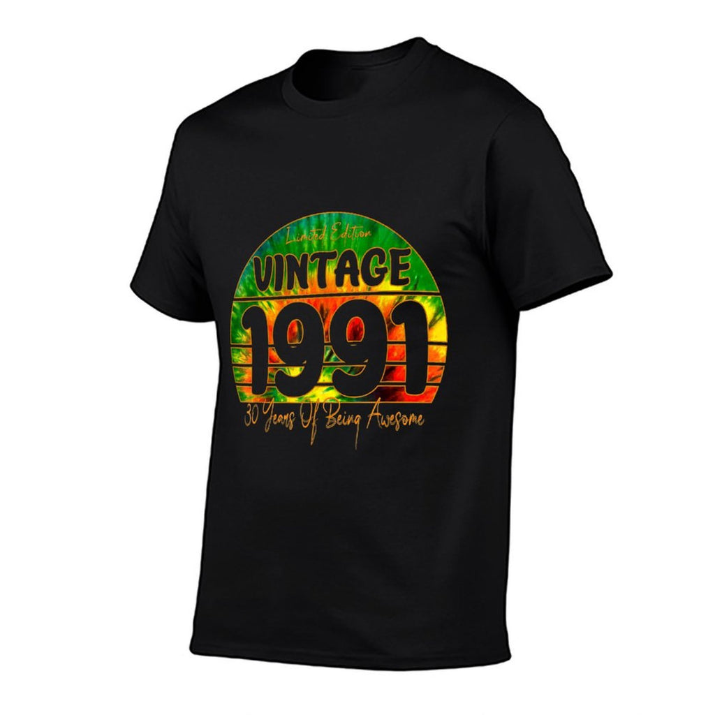 30 Years Old Vintage 1991 Limited Edition 30th Birthday  Tagless Design T-Shirt