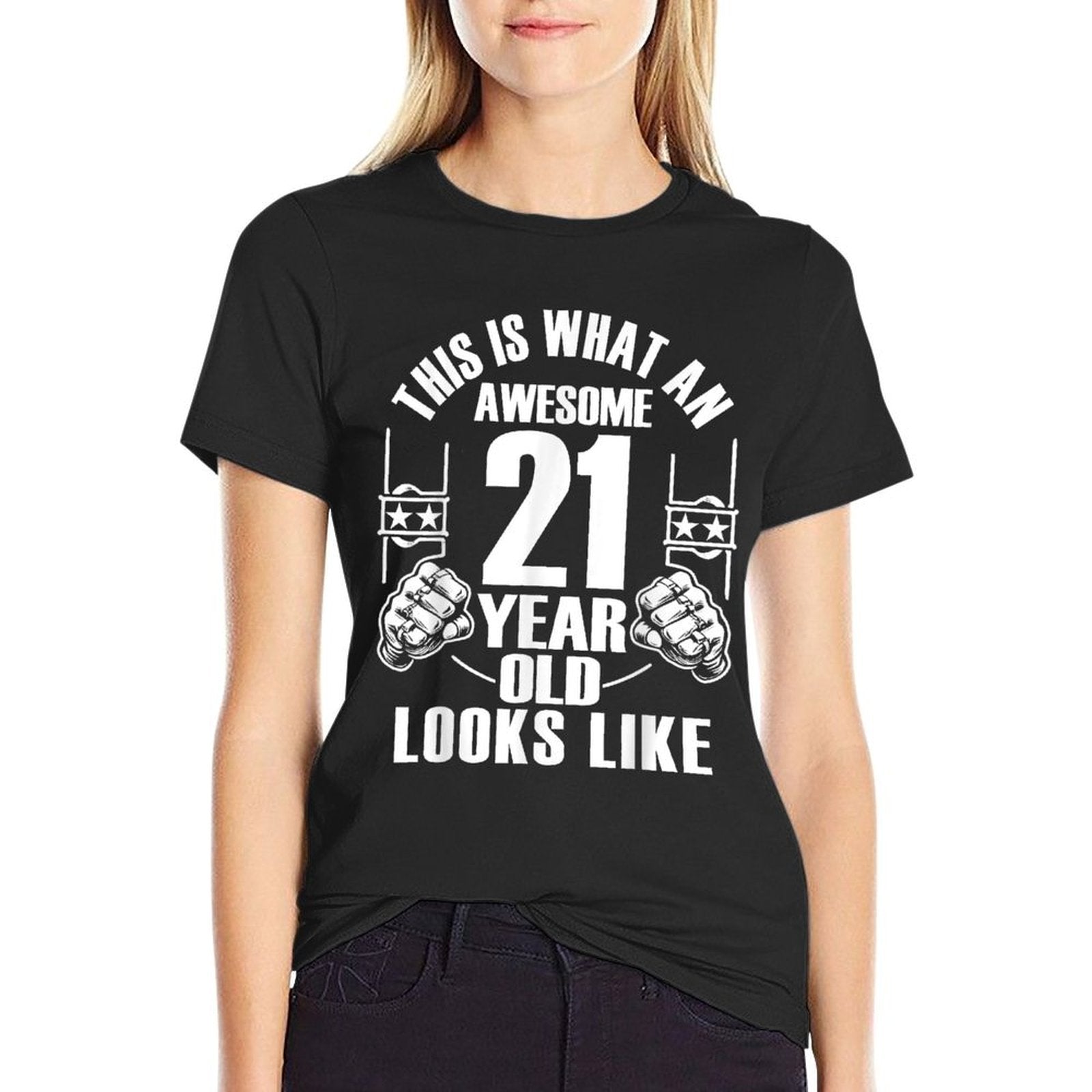 21st BIrthday Gifts for Men Women 21 Year Old Birthday  Vintage-inspired T-Shirt