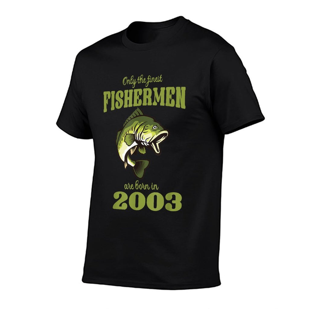 21 Year Old Fishing Fishermen Are Born In 2003 21st Birthday  Stretchy T-Shirt