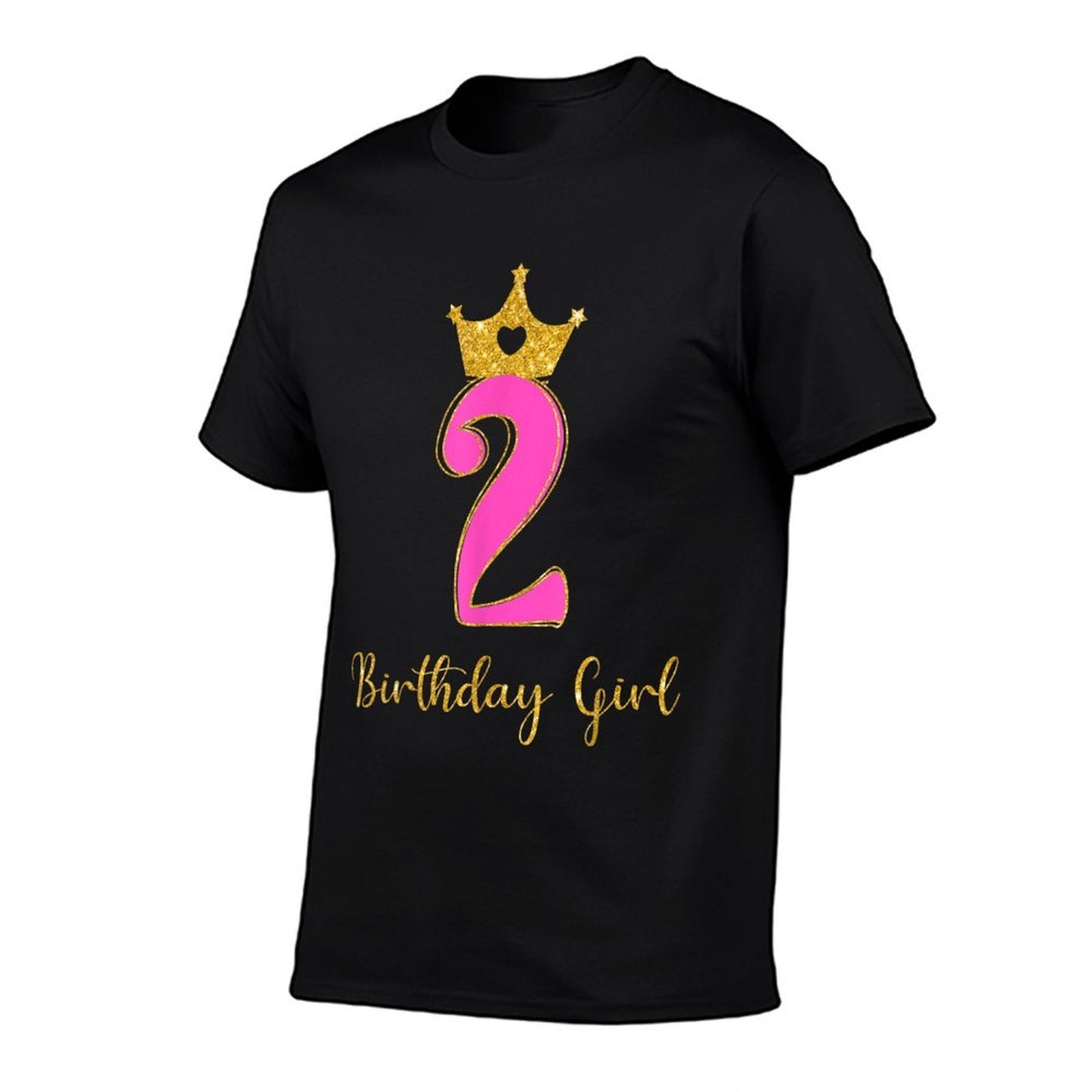 2nd Birthday Girls 2 Two Year Old Birthday Party Toddler Kid  Summer-ready Fabric T-Shirt