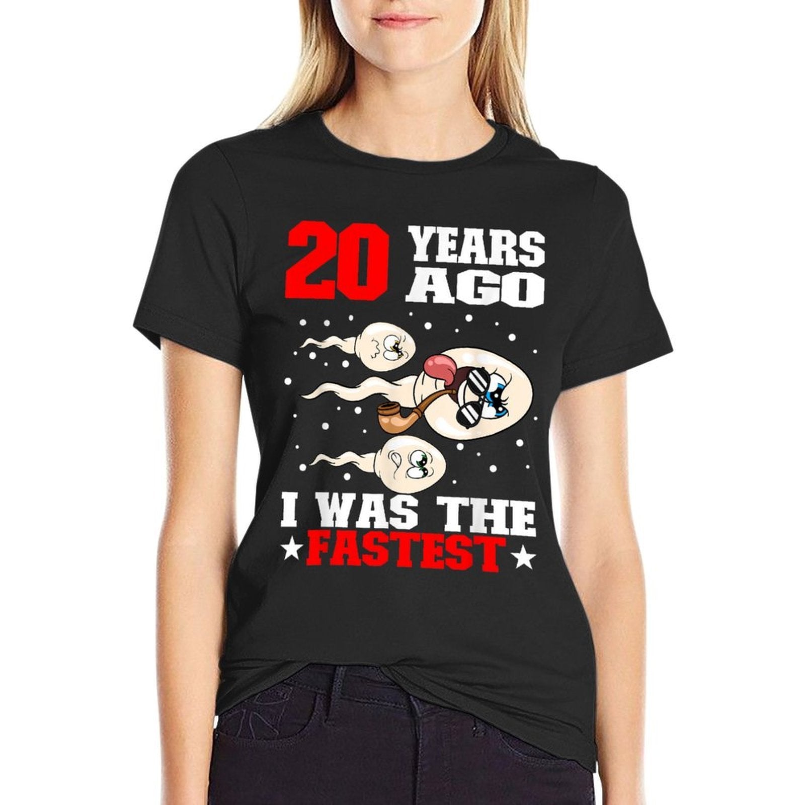 20 Years Ago I Was The Fastest Sperm 20th Birthday  Odor-resistant T-Shirt