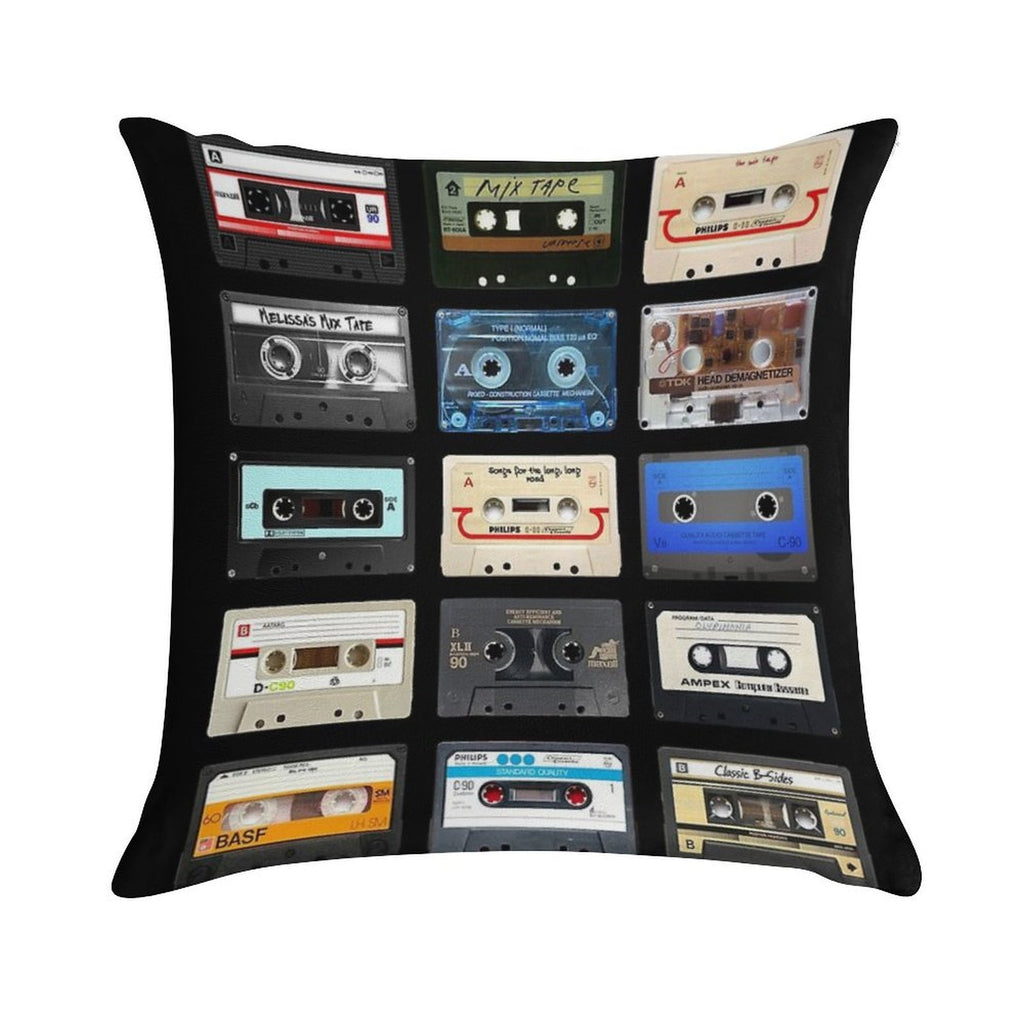 #Music Soft Fade-Resistant Throw Pillow