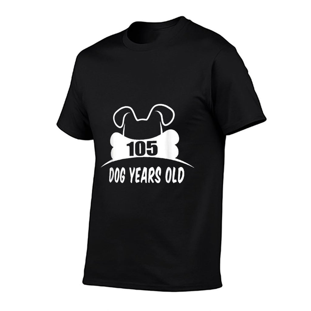 105 Dog Years Old Funny 15th Birthday Dog Lover Gift  Tagless Design T-Shirt