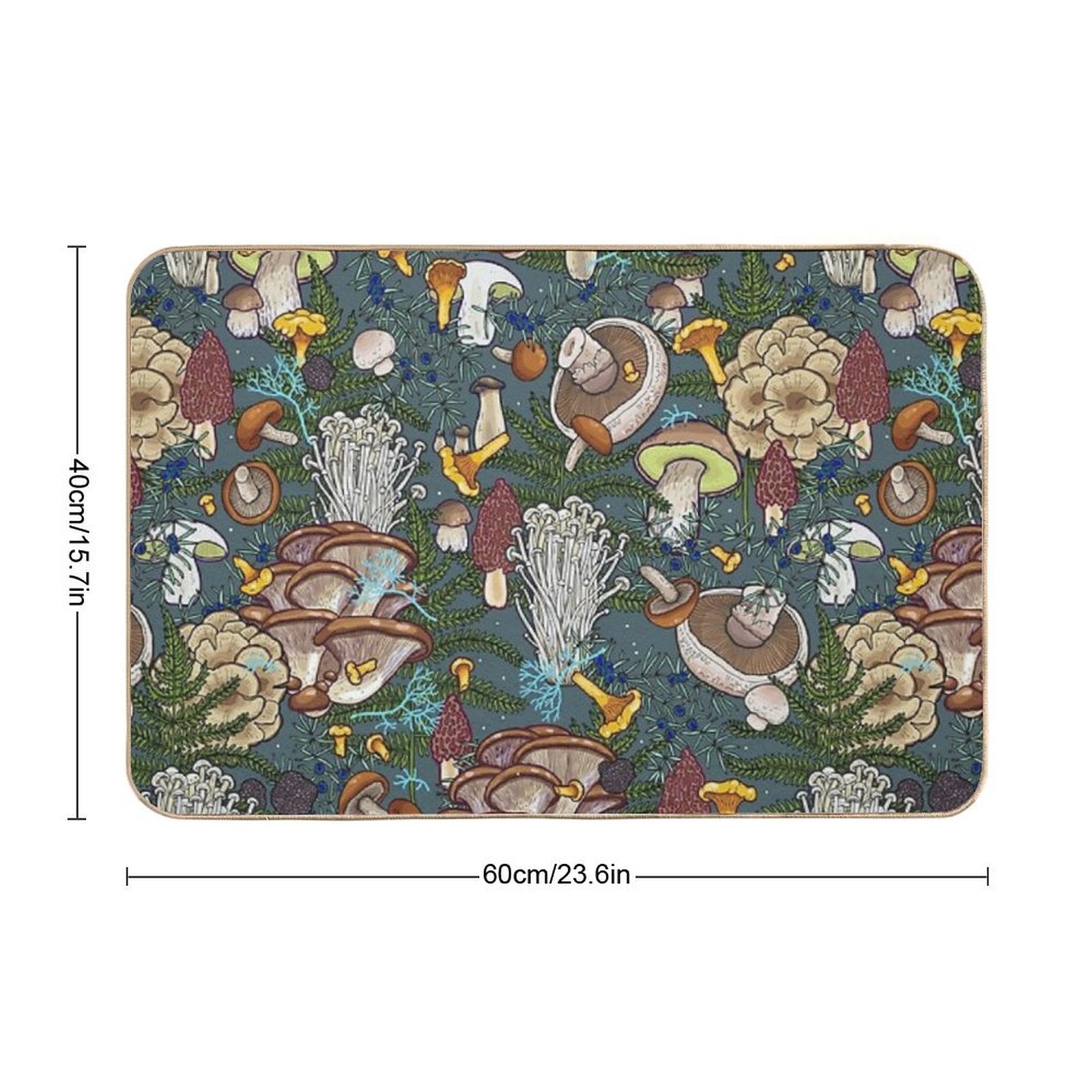 Mushroom Forest  Versatile Bath Mat