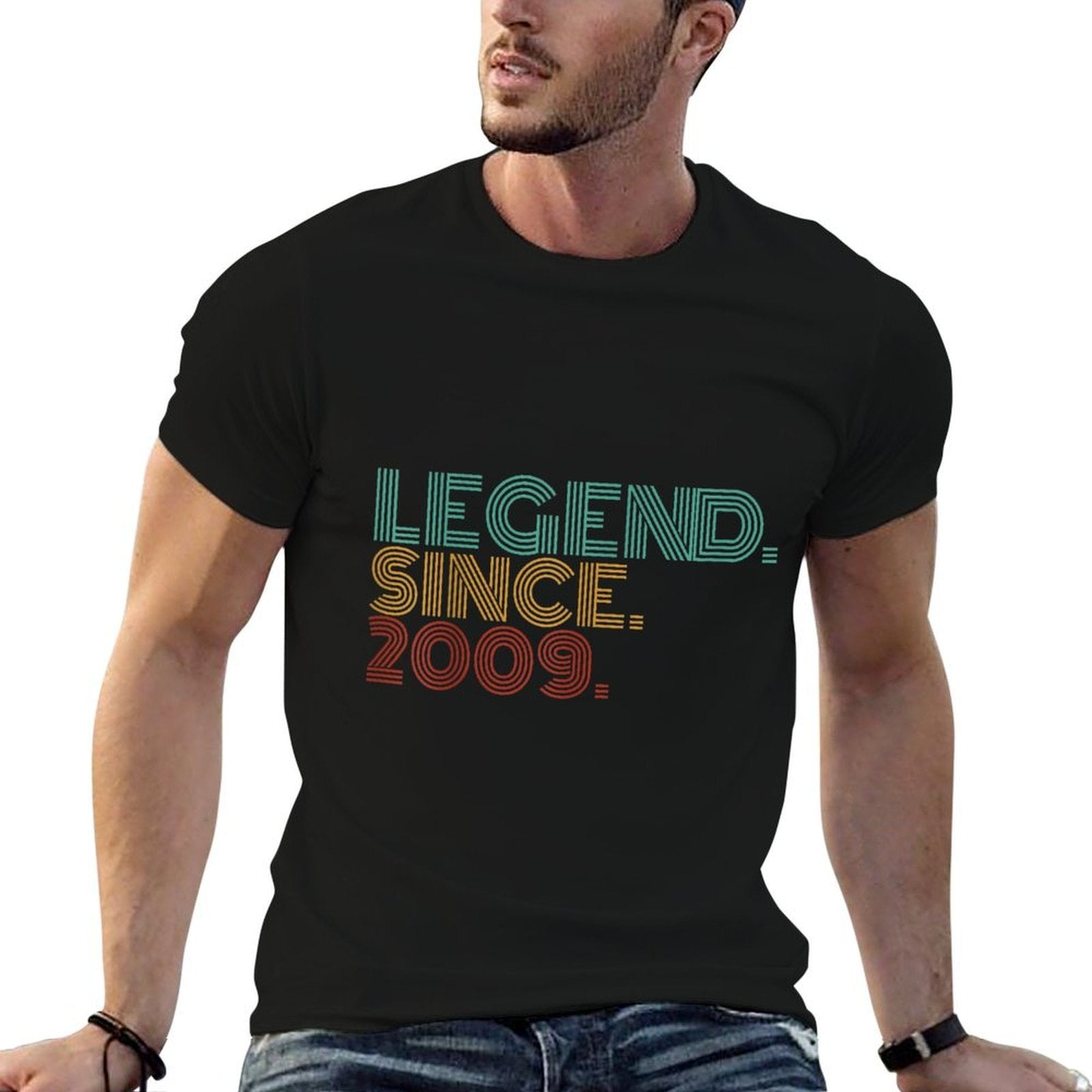 16 Years Old Legend Since 2009 16th Birthday  Polyester Blend T-Shirt