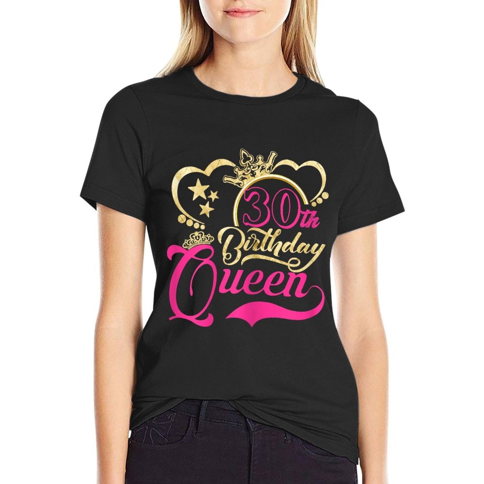 30th Birthday Queen 30th Birthday Queen 30 Years Old  Graphic-printed T-Shirt