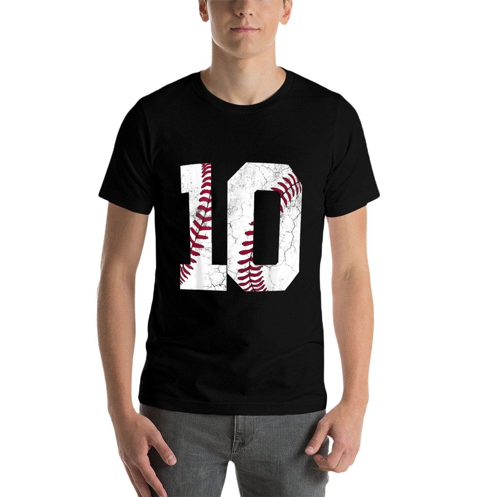 10th Birthday Gift Baseball Boys Kids Ten Number 10 2015 Comfortable T-Shirt