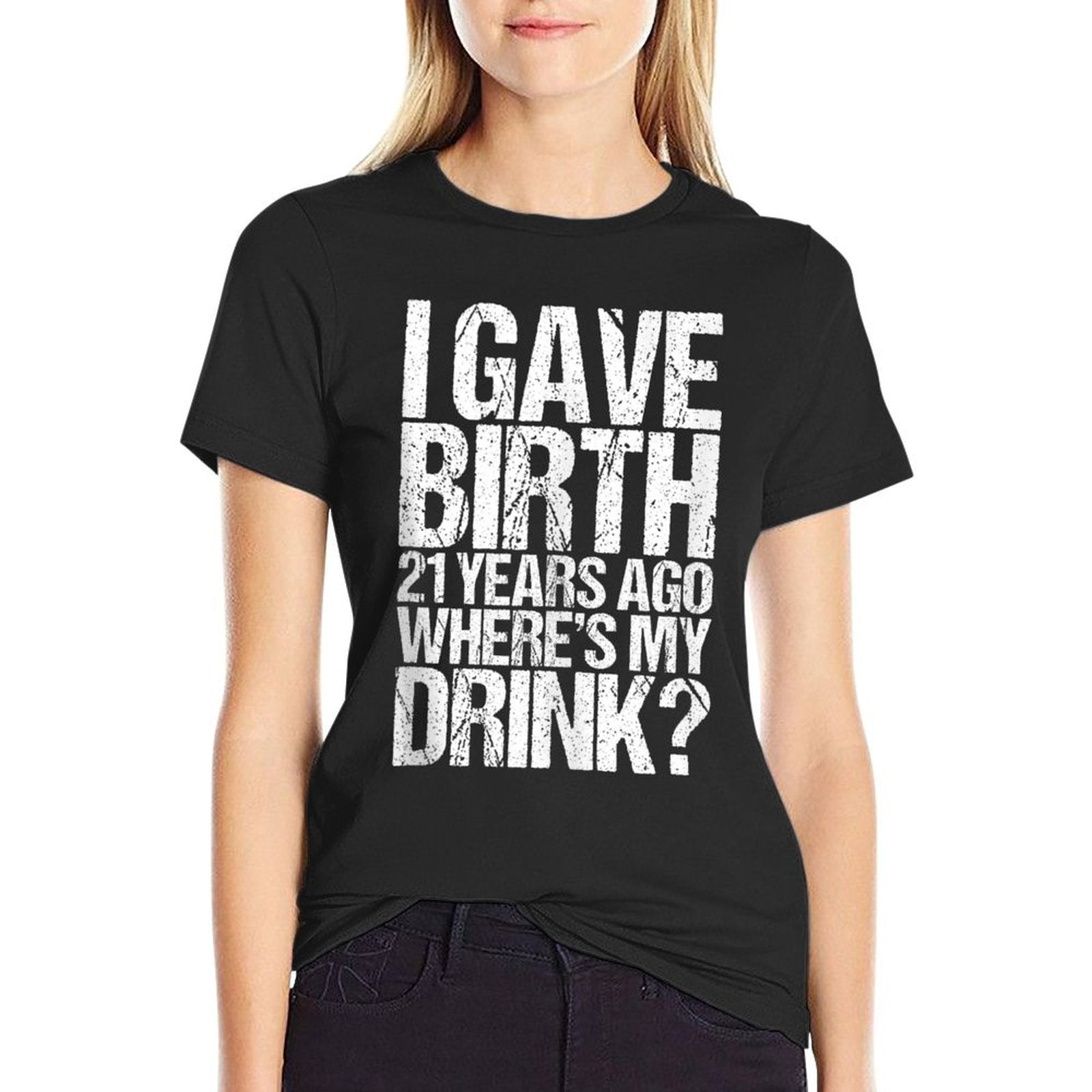 21St Birthday For Her I Gave Birth  Soft T-Shirt