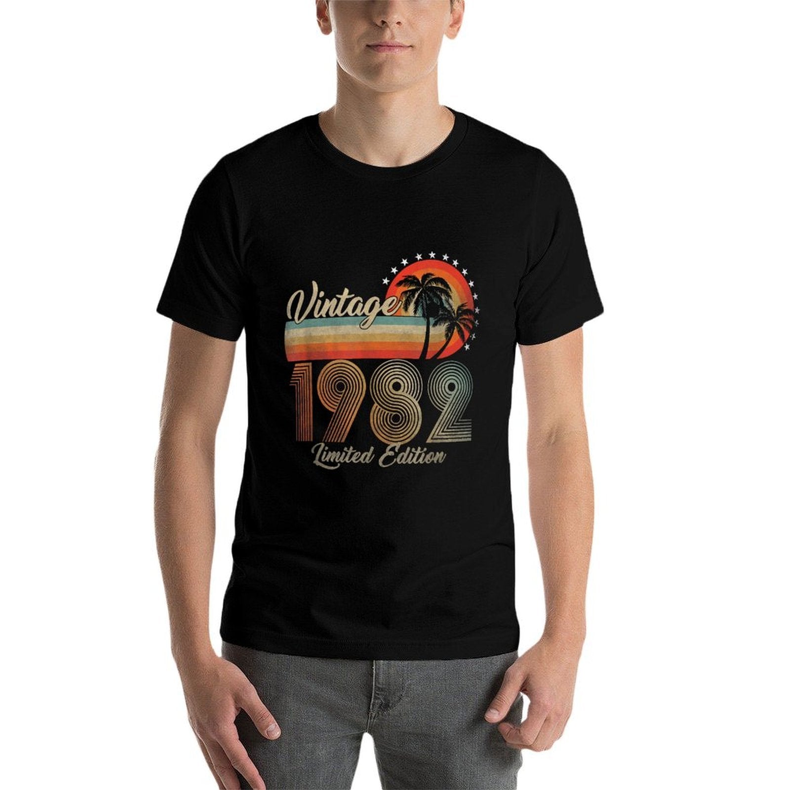 40 Year Old Gifts 40th Birthday Vintage 1982 Limited Edition  Cotton T-Shirt