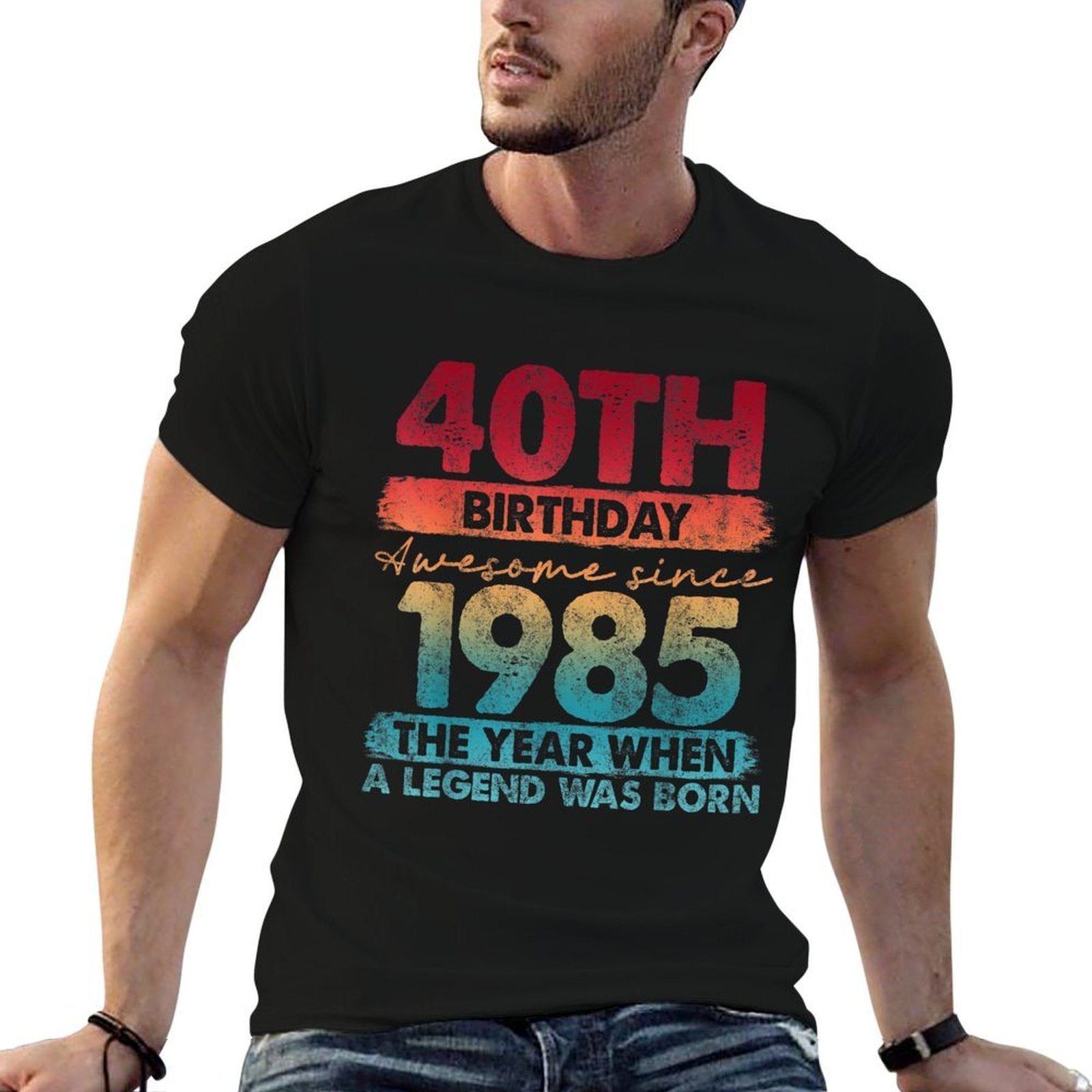 40 Year Old Gifts Vintage 1985 Limited Edition 40th Birthday  Wrinkle-resistant T-Shirt