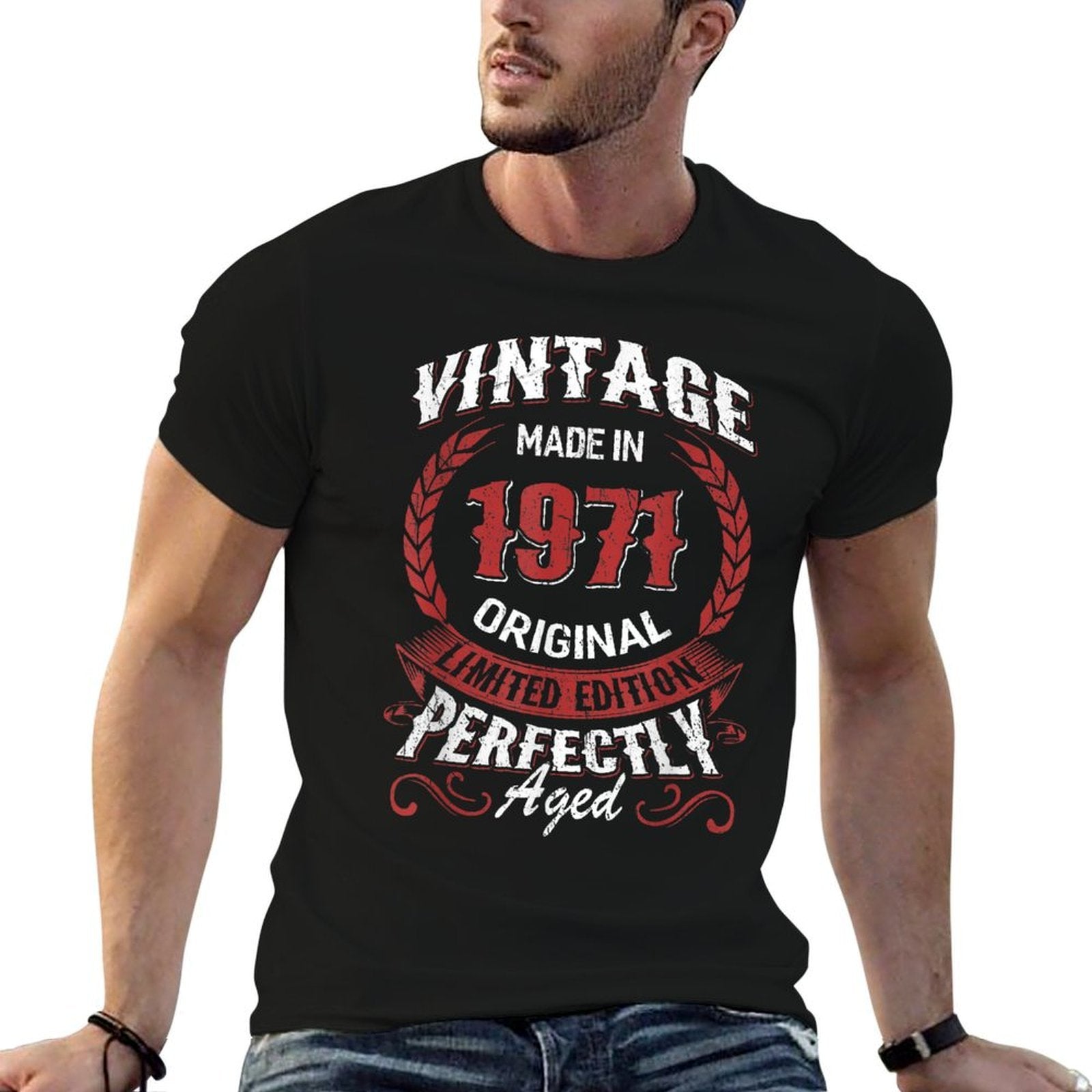 1971 Birthday Vintage Retro Distressed Limited Edition  Classic T-Shirt