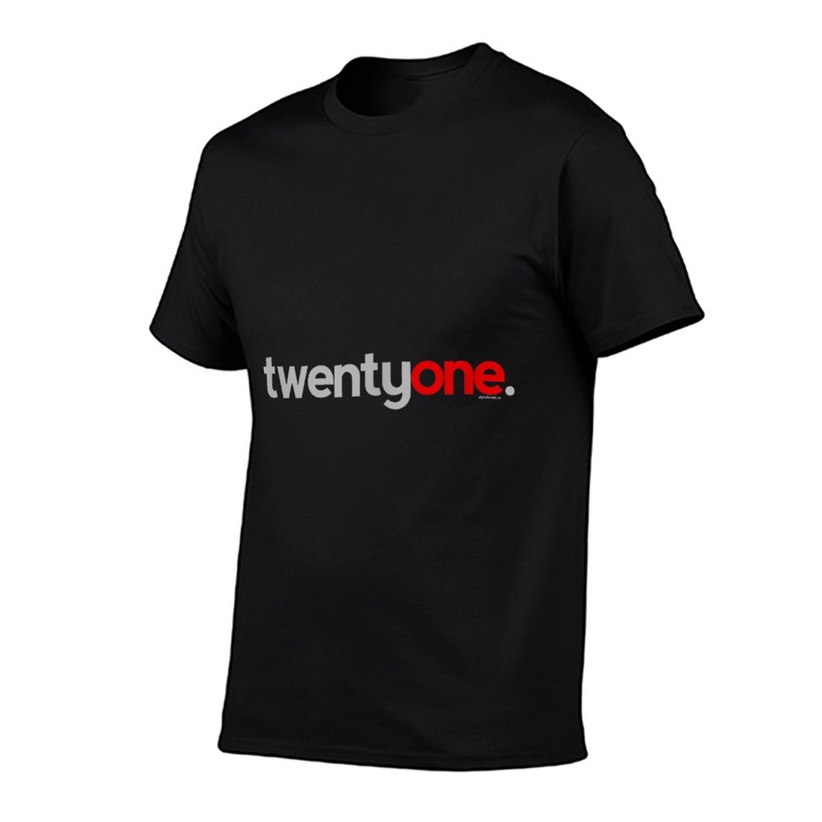 21st Birthday Gift Ideas for Him Men T Red Twentyone  Wrinkle-resistant T-Shirt