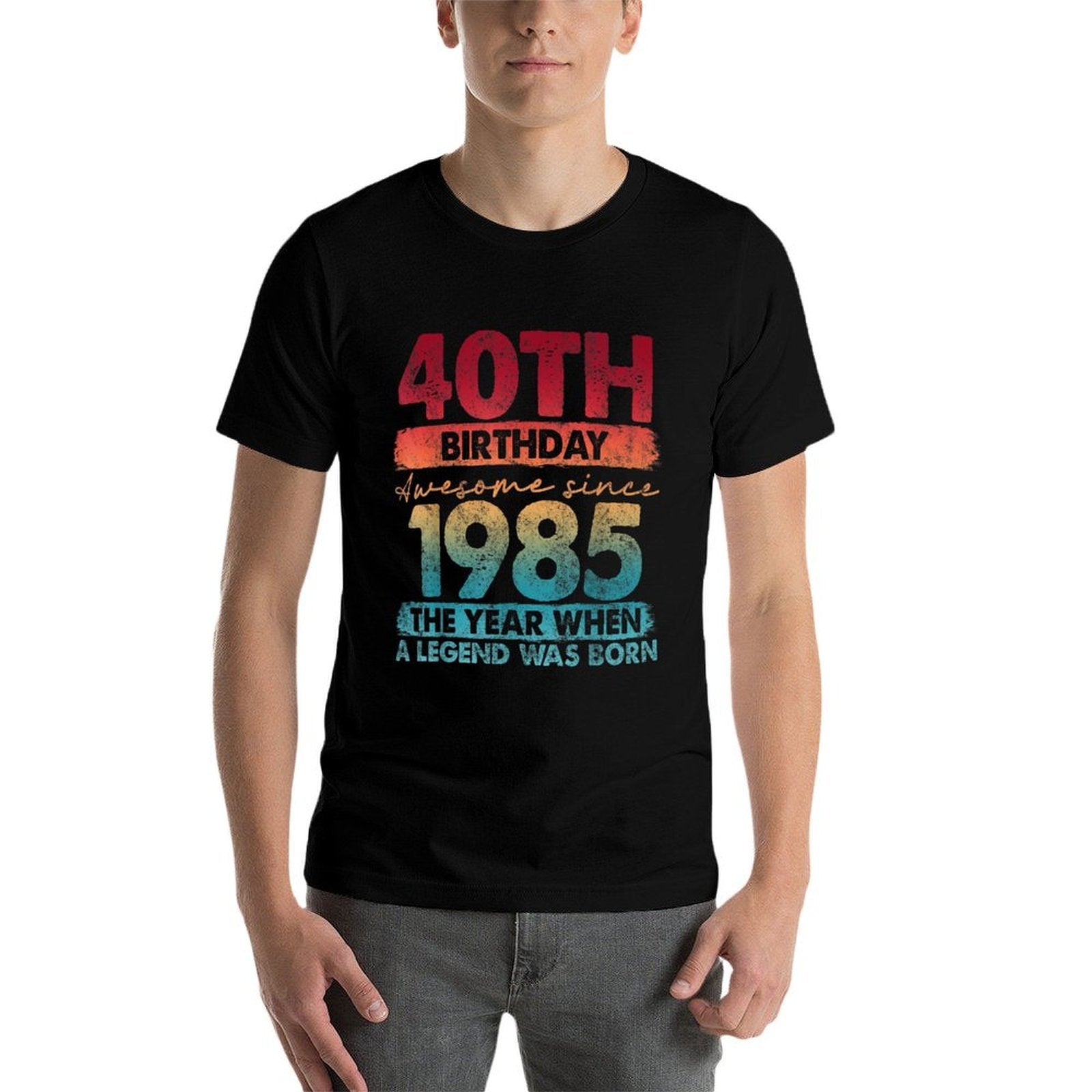 40 Year Old Gifts Vintage 1985 Limited Edition 40th Birthday  Wrinkle-resistant T-Shirt