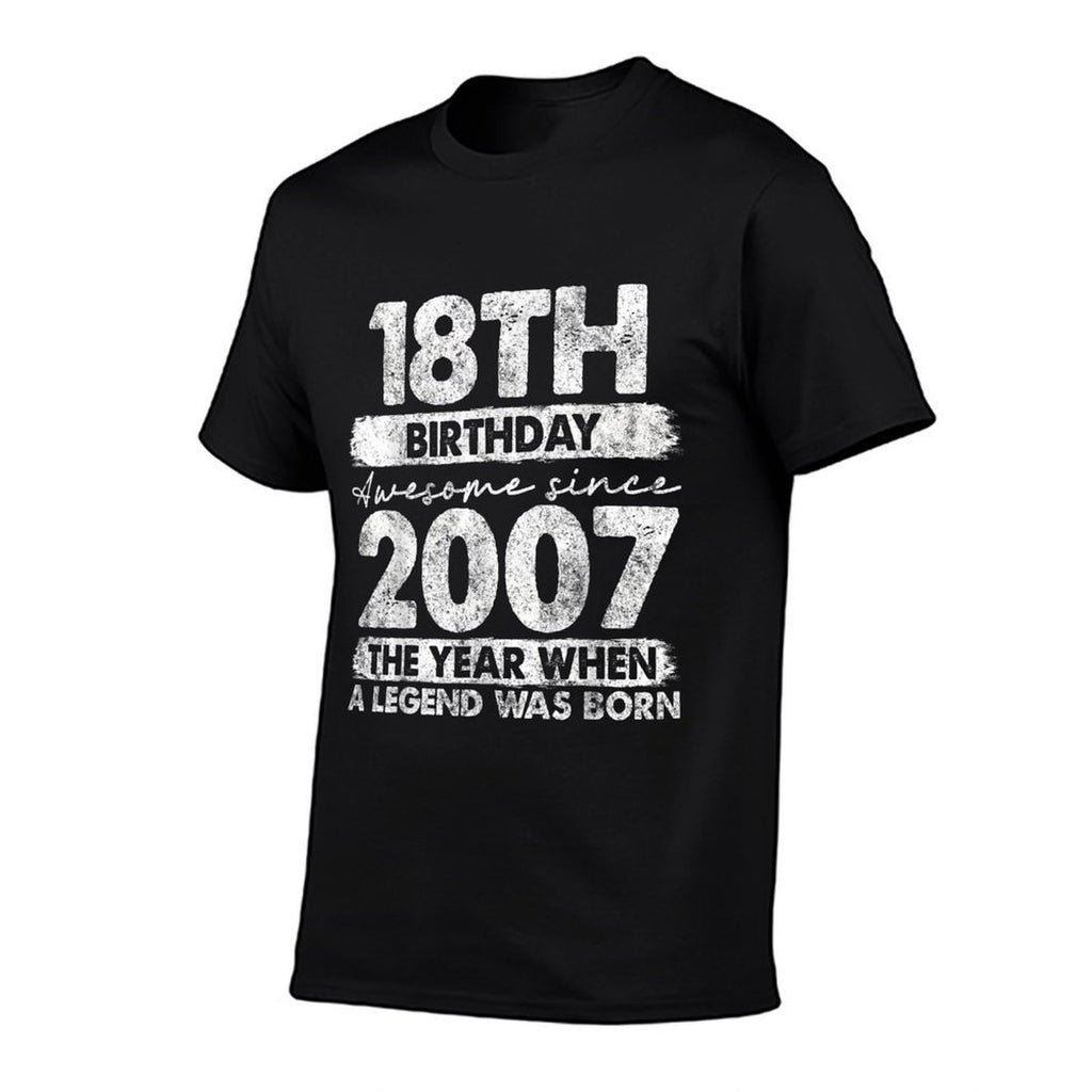 18 Year Old Gifts Vintage 2007 Limited Edition 18th Birthday  Moisture-wicking T-Shirt
