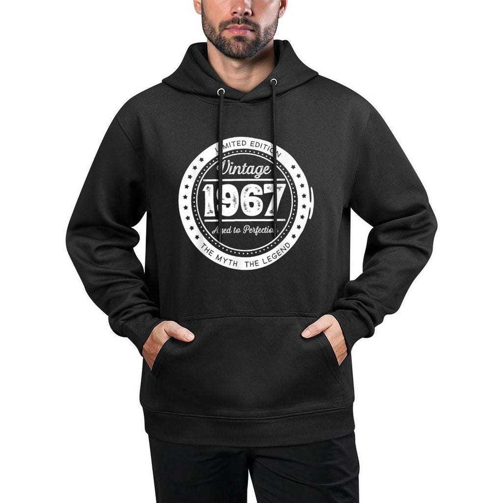 1967 50th Birthday, Fifty Years Old Machine Washable Hoodie