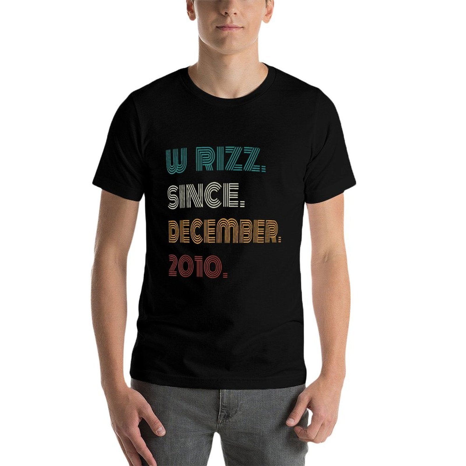 14 Years Old W Rizz Since December 2010 14th Birthday  Lightweight T-Shirt