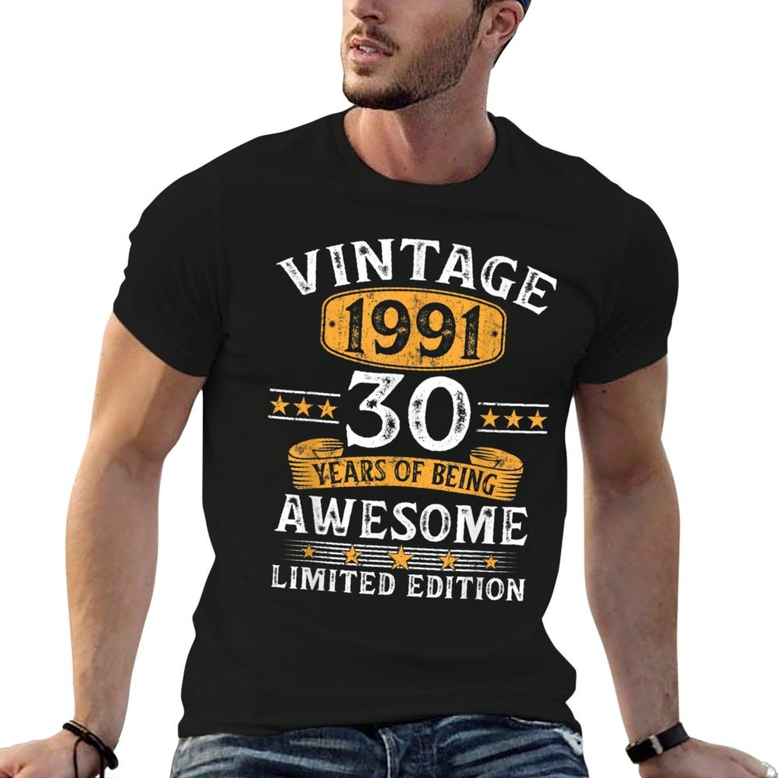 30 Years Old Gift Vintage 1991 Limited Edition 30th Birthday  Polyester Blend T-Shirt