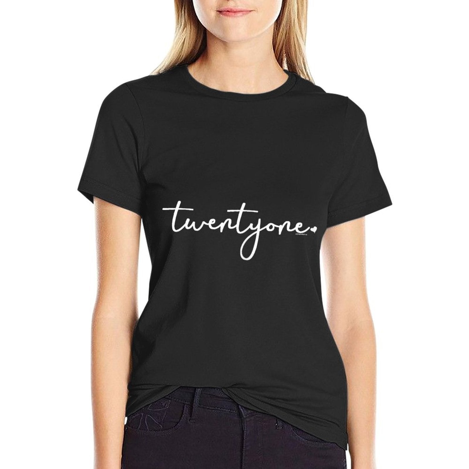 21st Birthday Gift Ideas for Her Twentyone T Women  Trendy Pattern T-Shirt