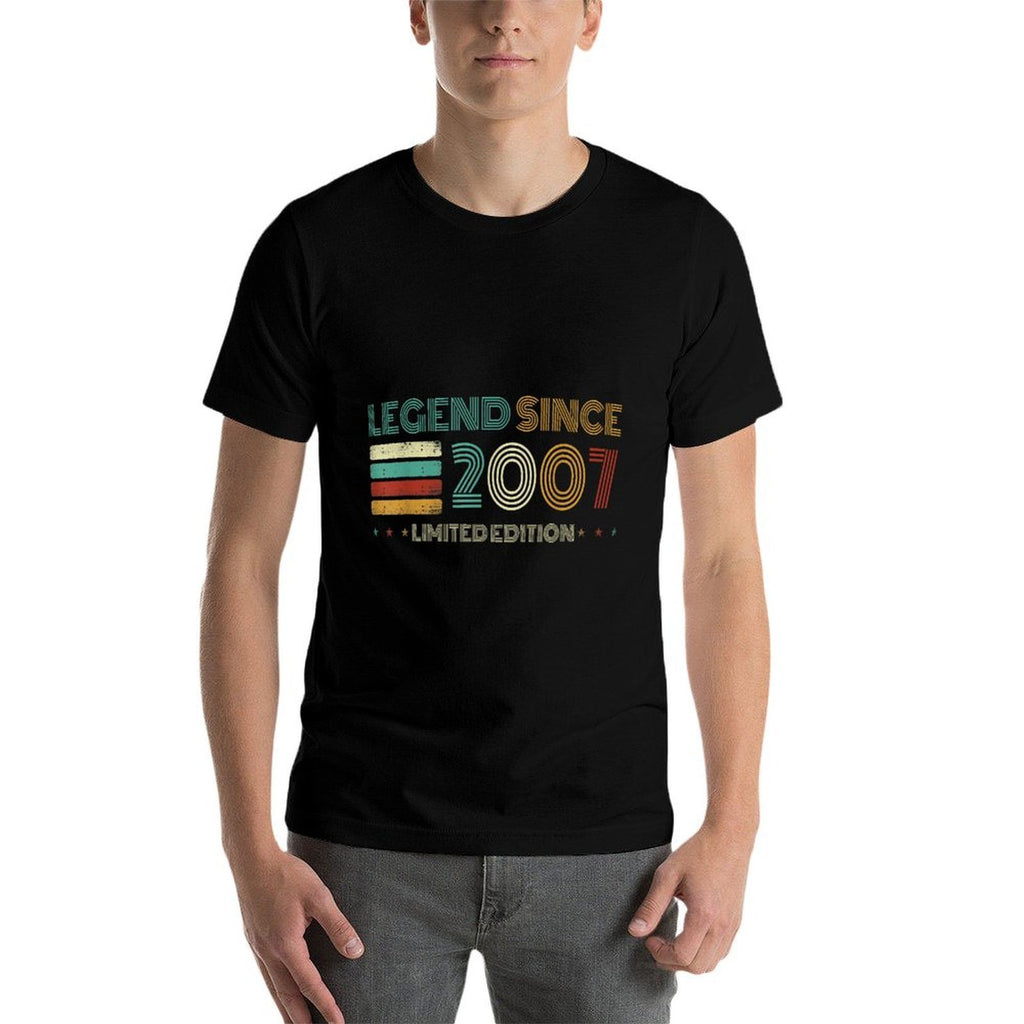 18 Years Old Legend Since 2007 18th Birthday  Affordable Price T-Shirt