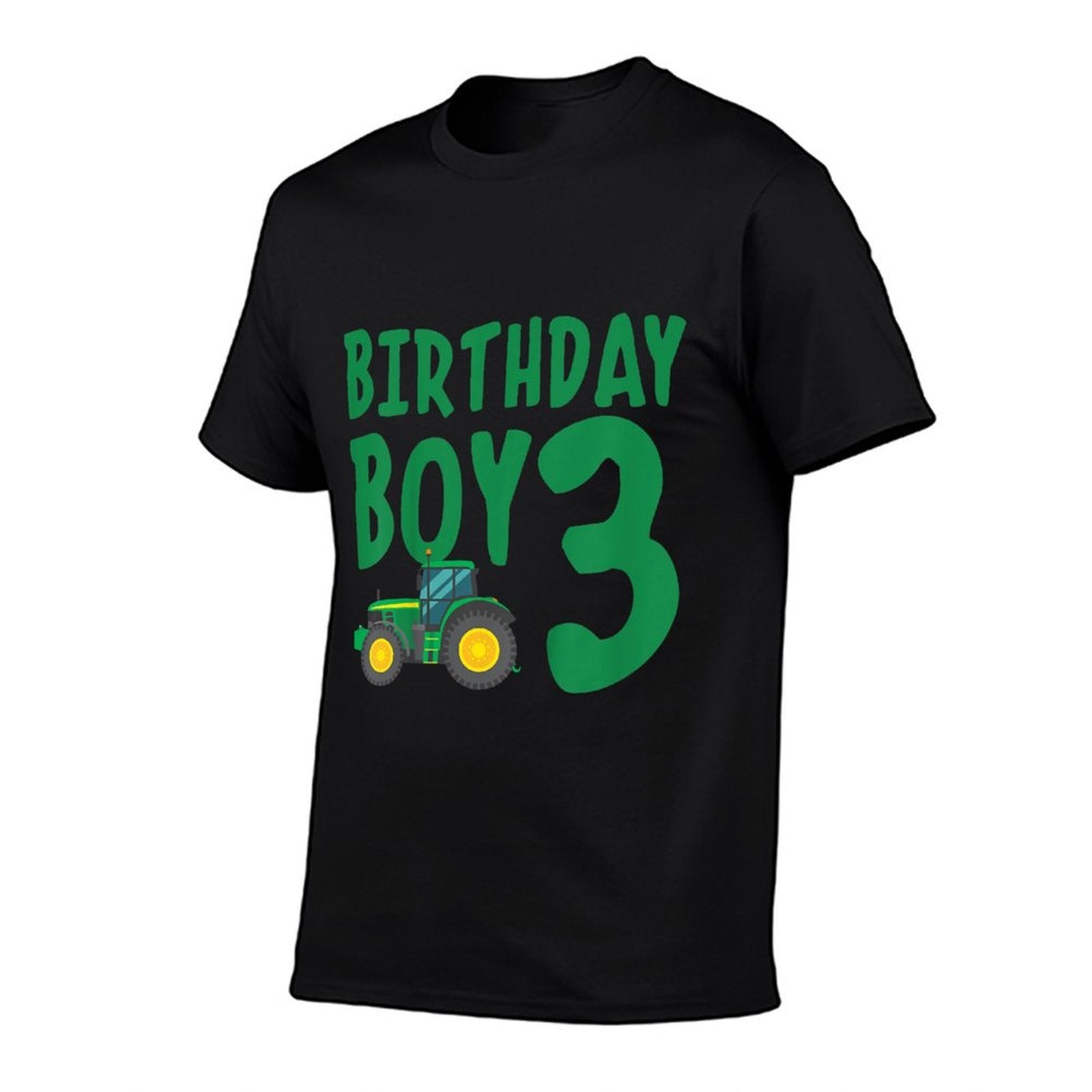 3rd Birthday Farm Tractor Three Years Old Birthday Gift Comfortable T-Shirt