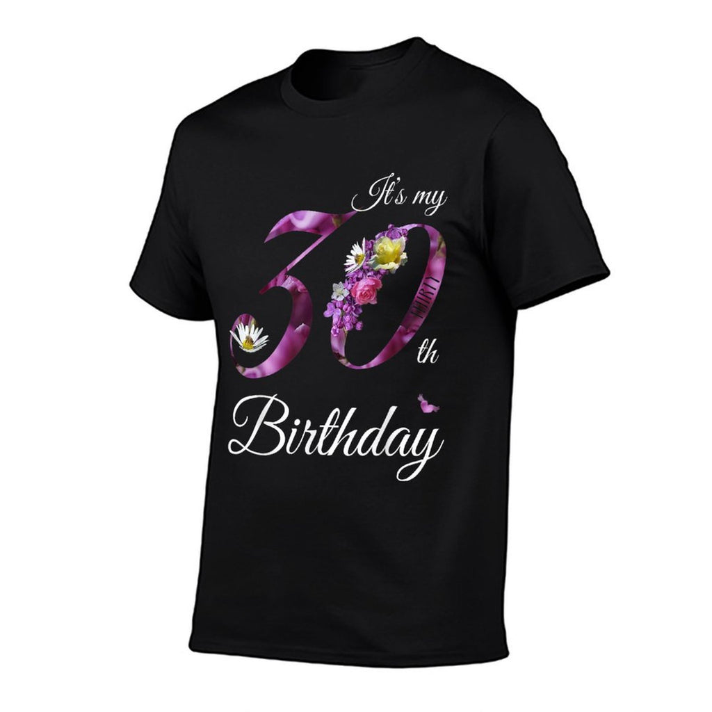30 Year Old Floral 1992 It's My 30th Birthday Gift  Slim-fit Cut T-Shirt