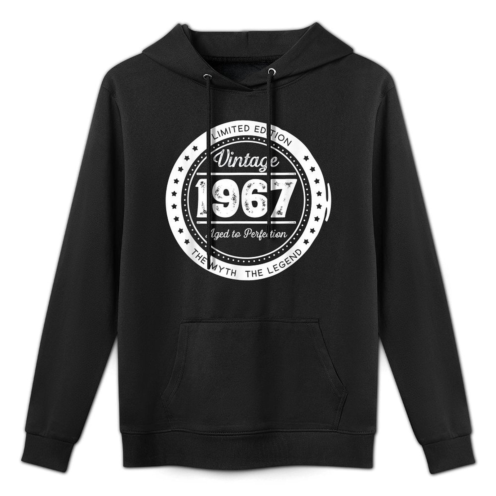 1967 50th Birthday, Fifty Years Old Machine Washable Hoodie