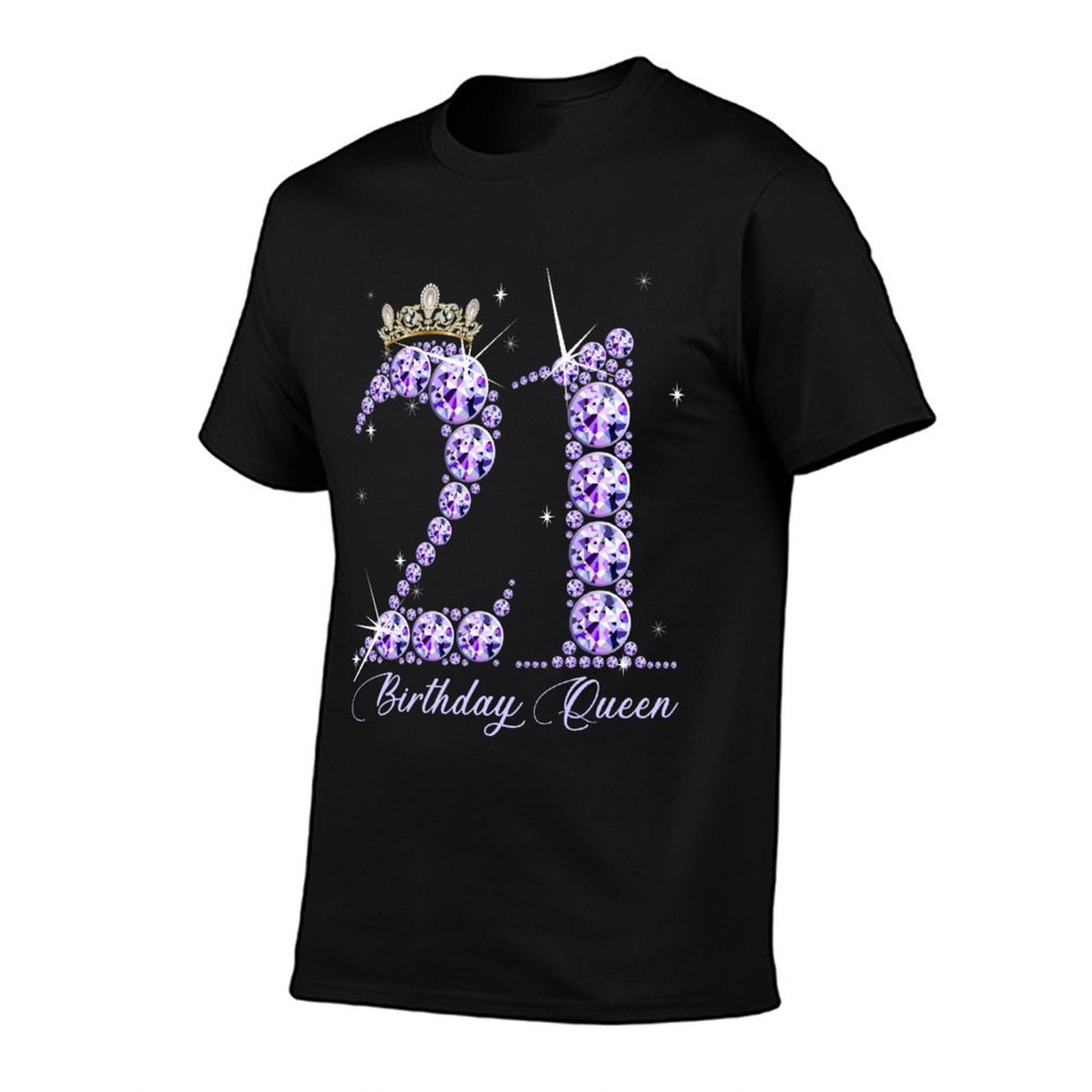 21 Year Old Its My 21st Birthday Queen Diamond Heels Crown  Relaxed-fit T-Shirt