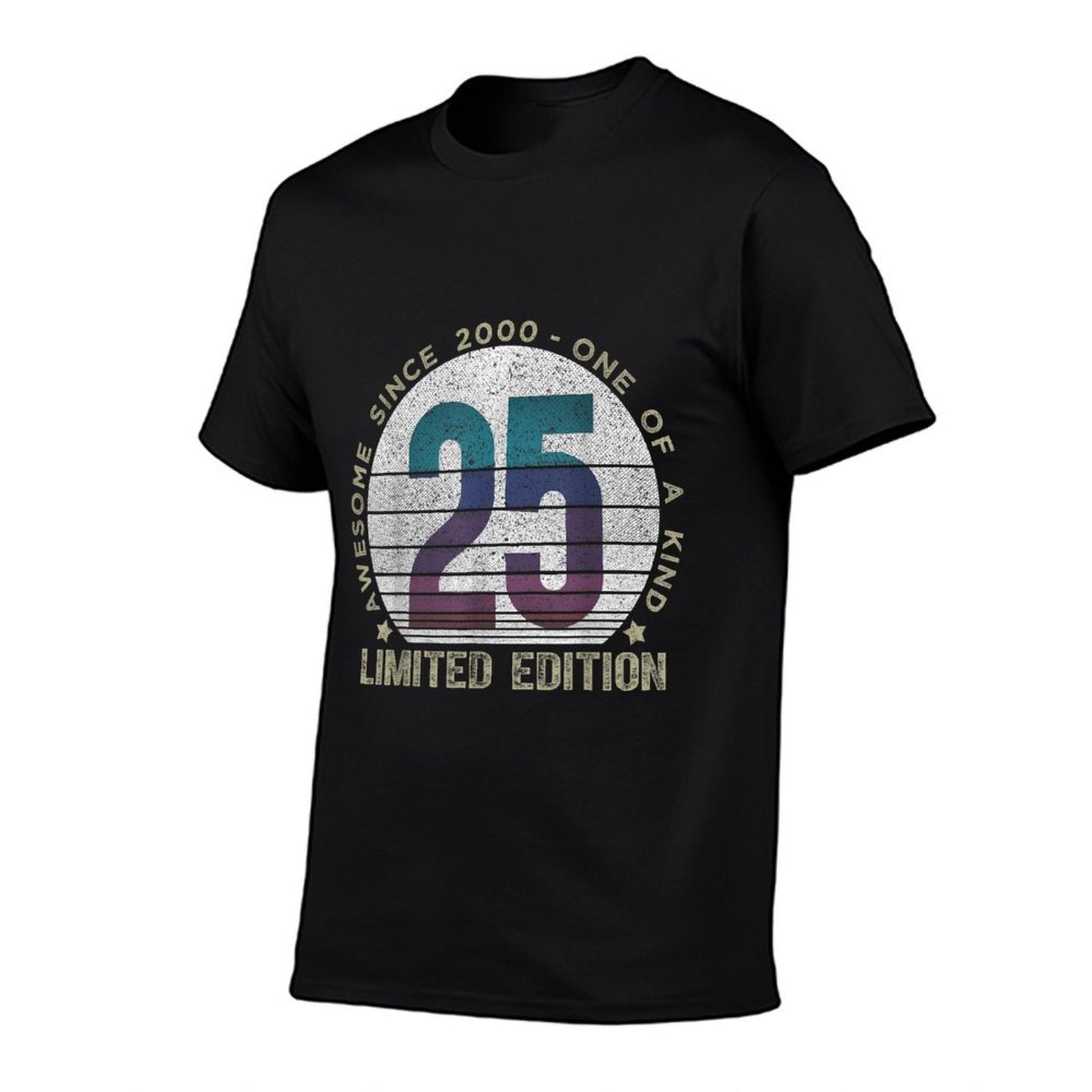 25 Year Old Gifts Vintage 2000 Limited Edition 25th Birthday  Heathered Texture T-Shirt