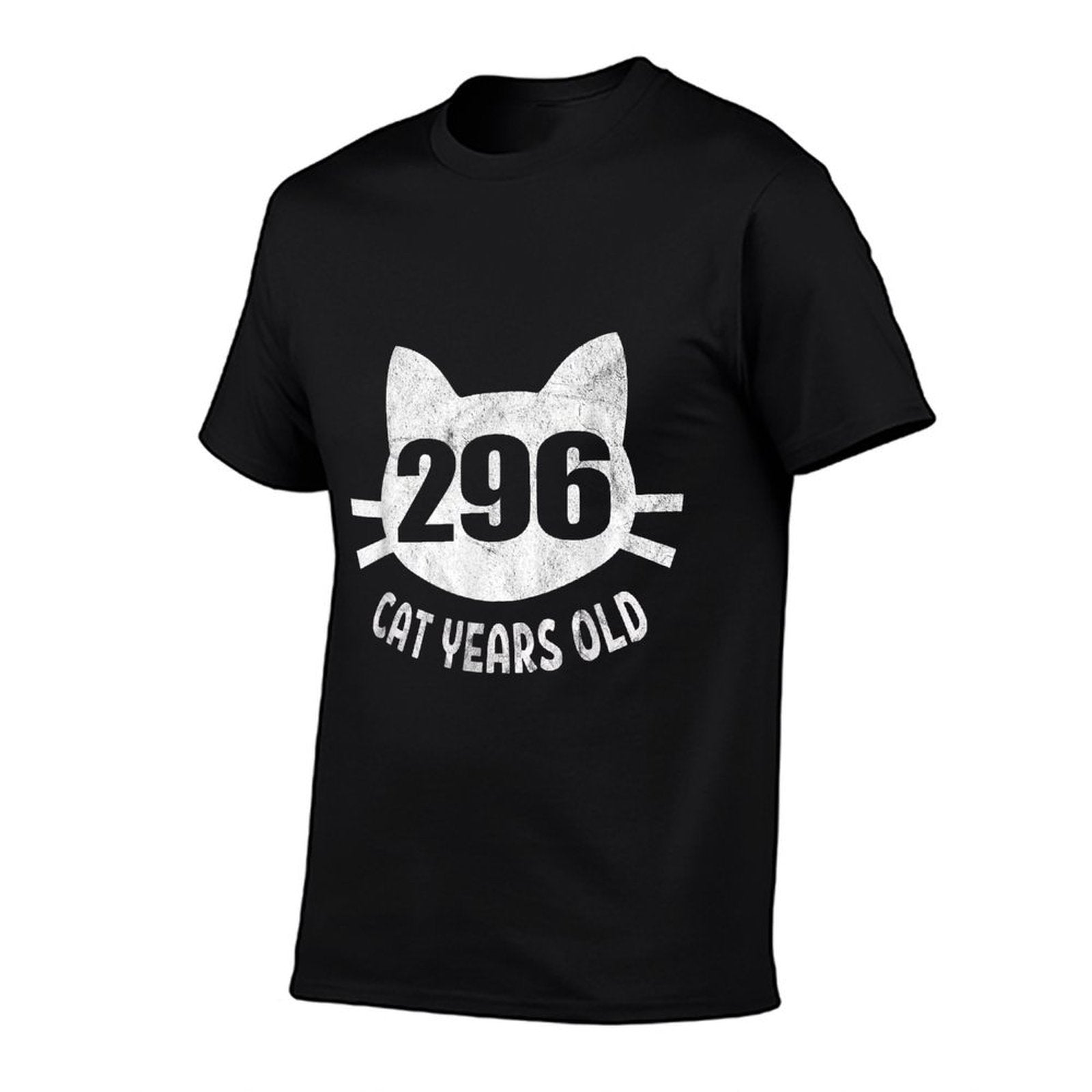 296 Cat Years Old 70th Birthday Gift For Cat Lovers  Odor-resistant T-Shirt