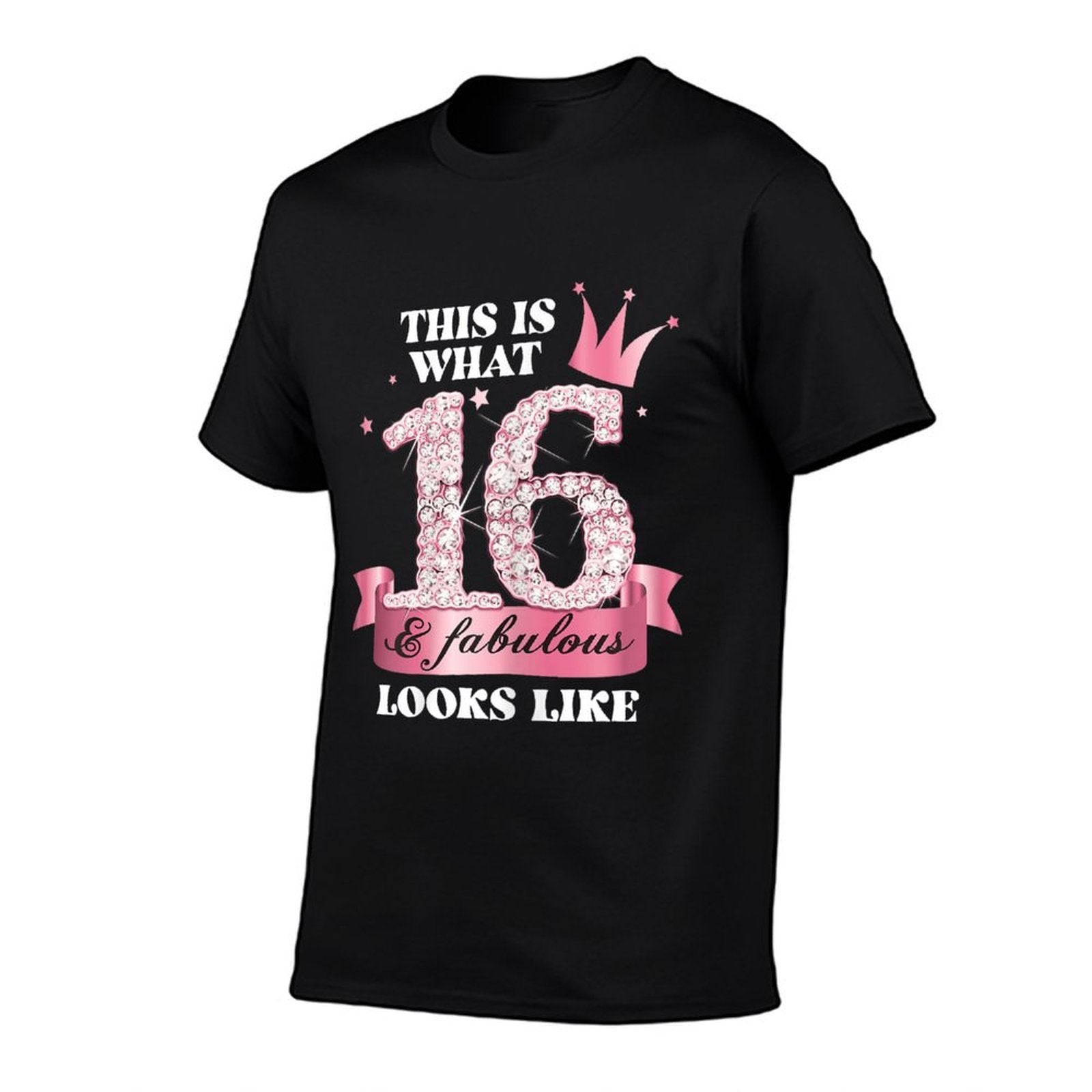 16  Fabulous I Pink Black Party Group Photo Outfit  Cotton T-Shirt