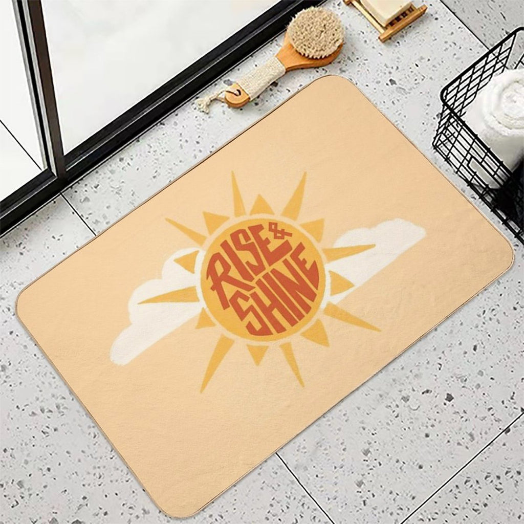 Rise And Shine  Easy To Clean Bath Mat