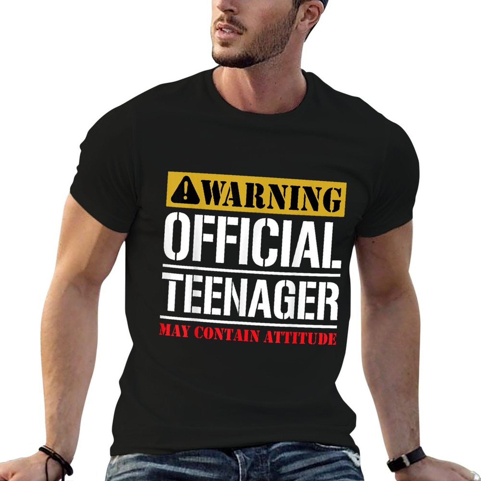 13 Birthday Officialnager Boy 13yr Math 13th Birthday  Rolled Sleeves T-Shirt