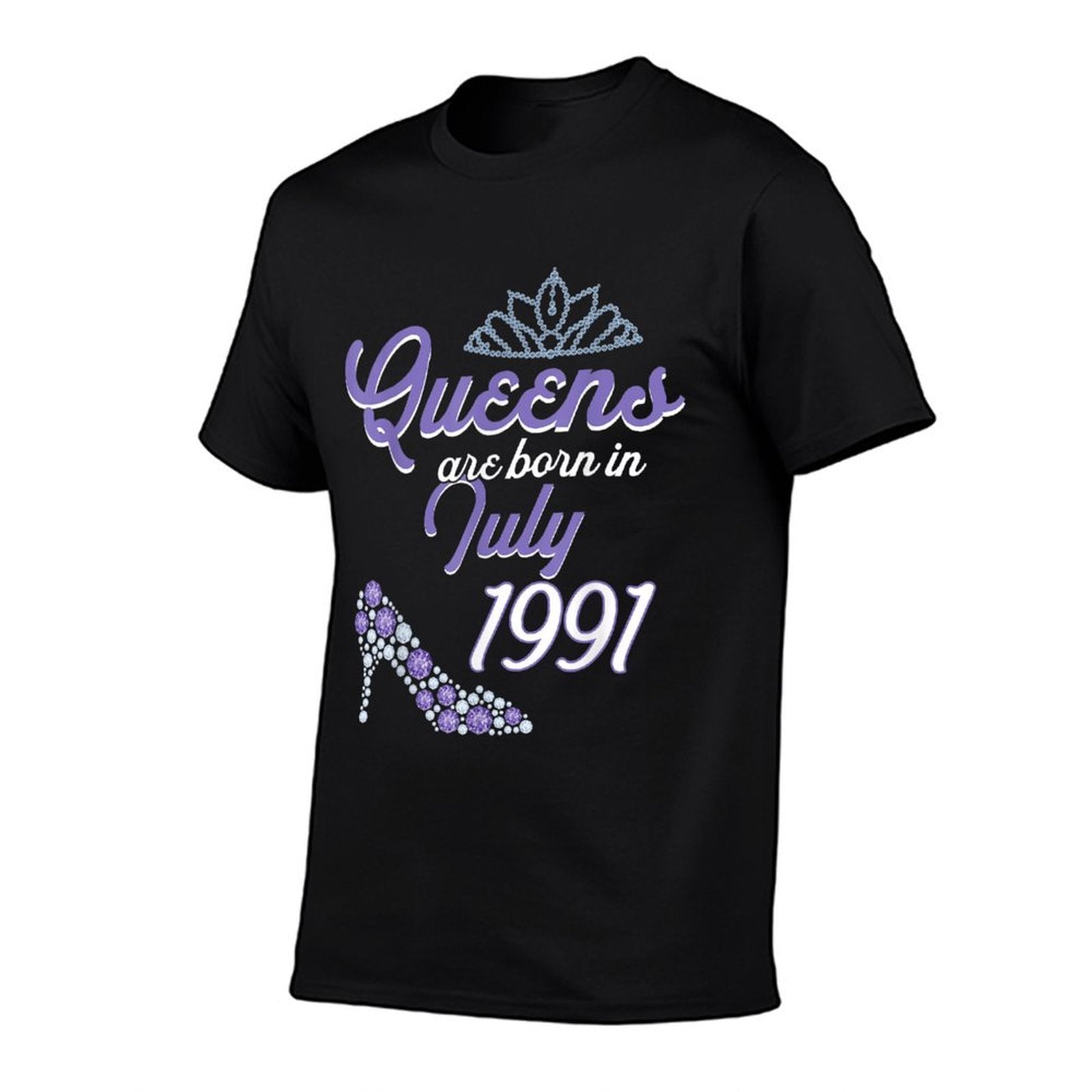 30 Years Old Bday July 1991 30Th Birthday Women  Cotton T-Shirt
