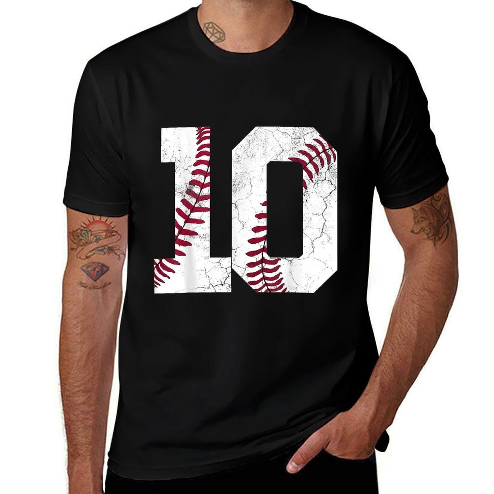 10th Birthday Gift Baseball Boys Kids Ten Number 10 2015 Comfortable T-Shirt