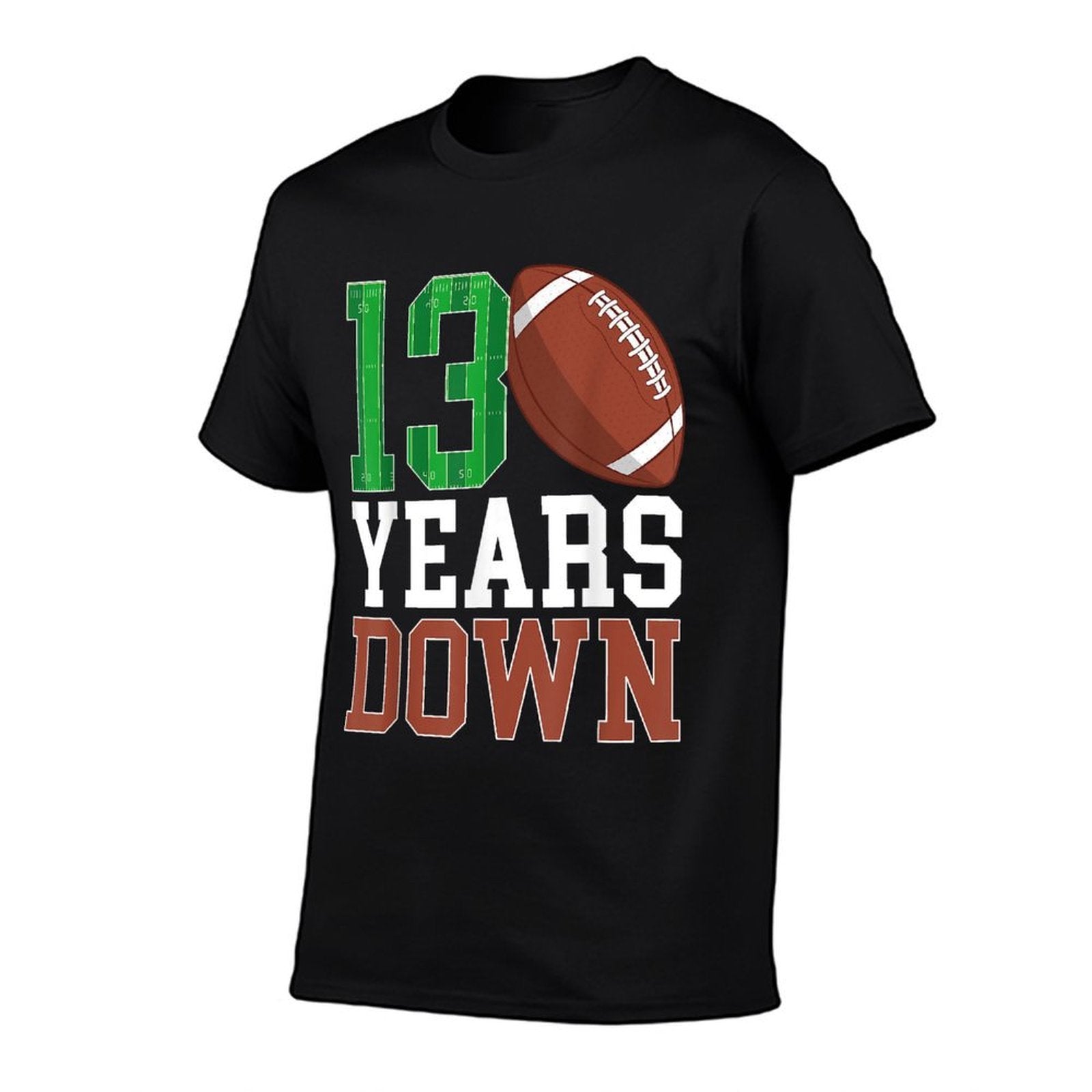 13th Birthday Football Thirteen Year Old Football Player  Quick-drying T-Shirt