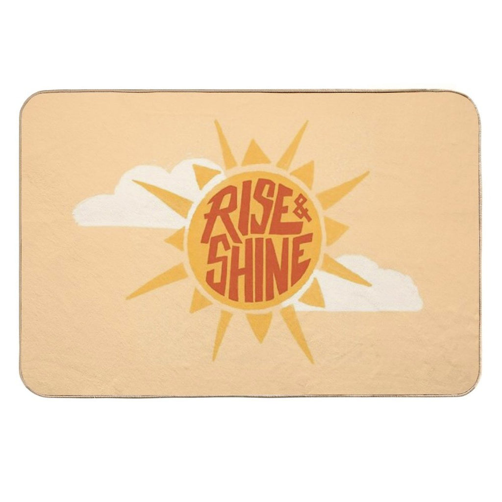 Rise And Shine  Easy To Clean Bath Mat