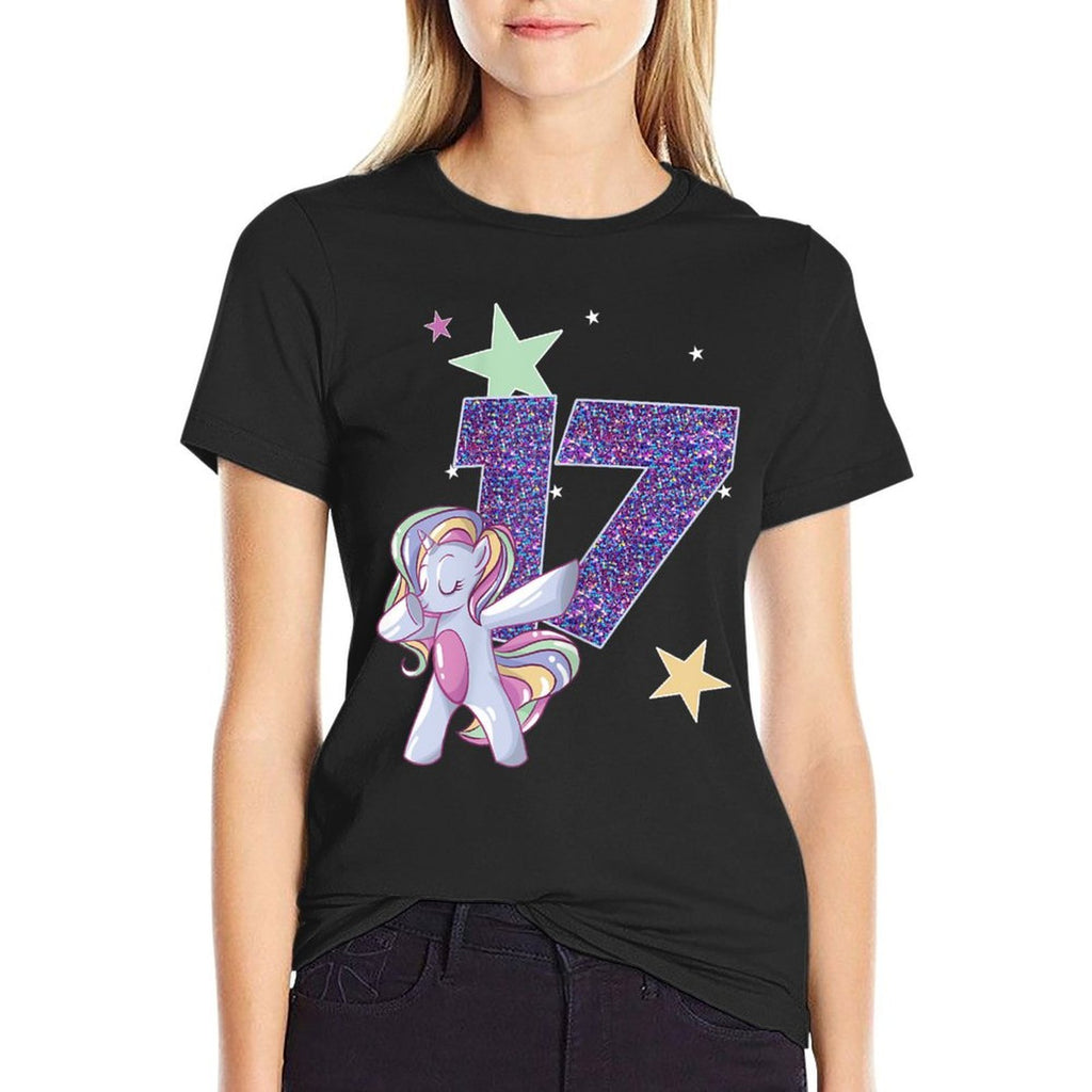 17th Birthday Girl Gift for 17th Birthday  High-quality Stitching T-Shirt