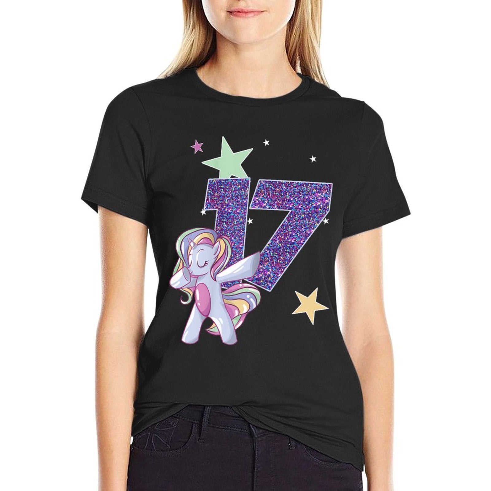 17th Birthday Girl Gift for 17th Birthday  High-quality Stitching T-Shirt