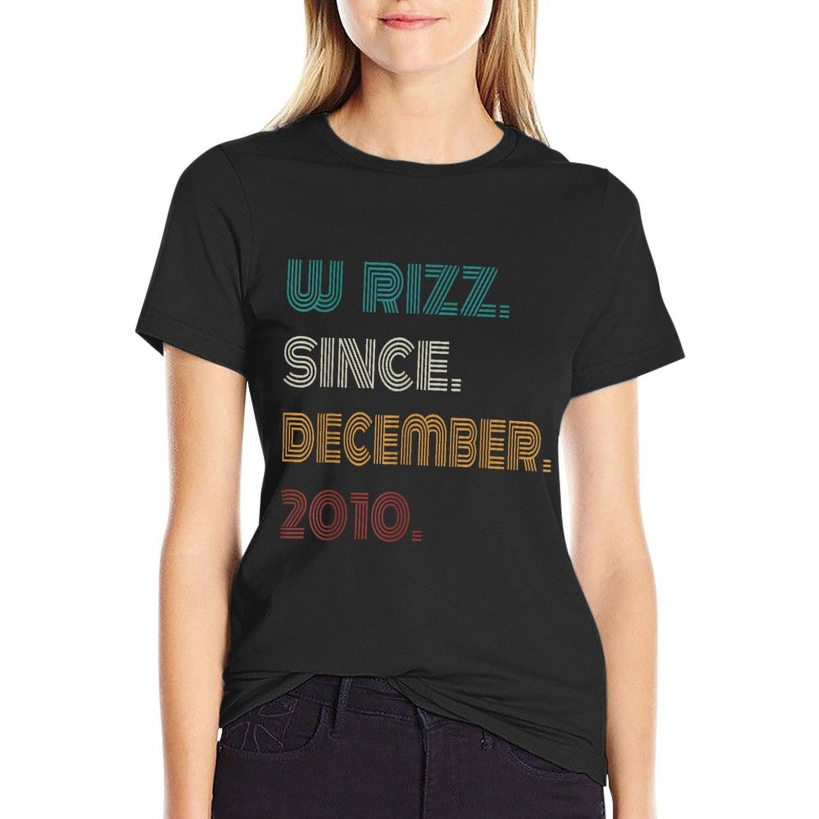 14 Years Old W Rizz Since December 2010 14th Birthday  Lightweight T-Shirt
