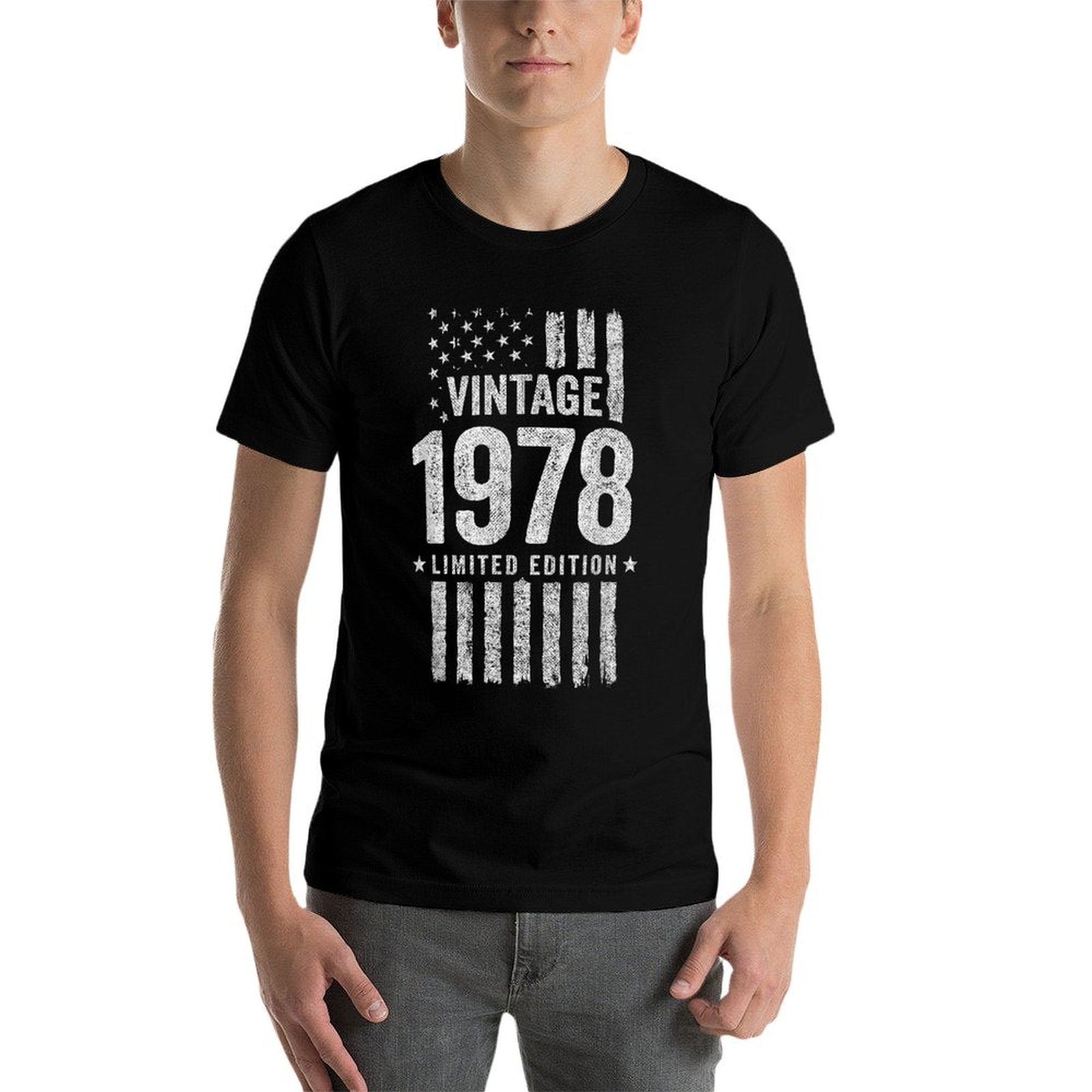 1978 Birthday - Born in 1978 - Limited Edition Vintage 1978  Oversized Silhouette T-Shirt
