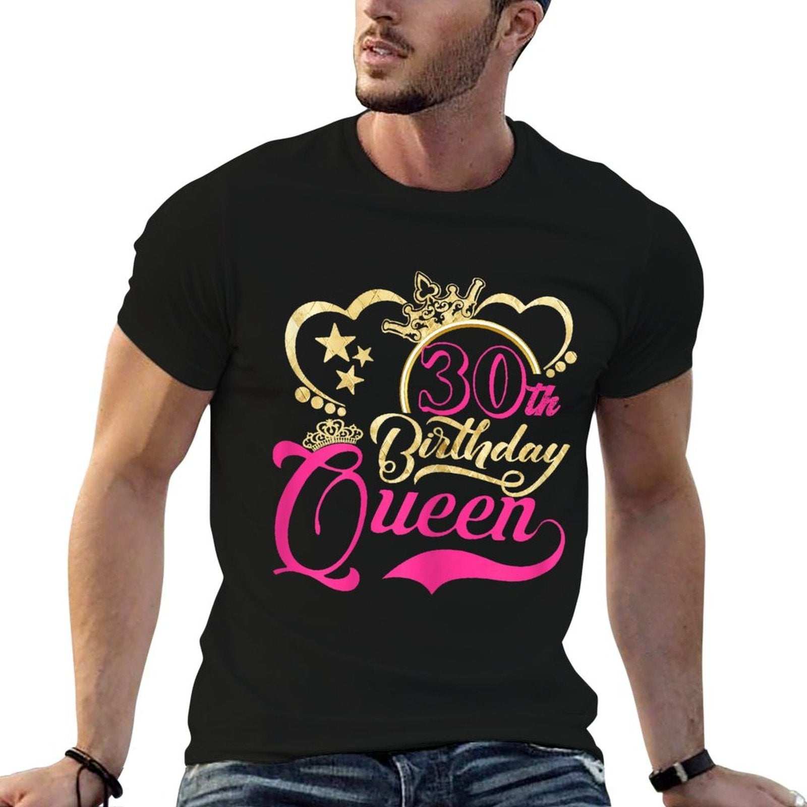 30th Birthday Queen 30th Birthday Queen 30 Years Old  Graphic-printed T-Shirt