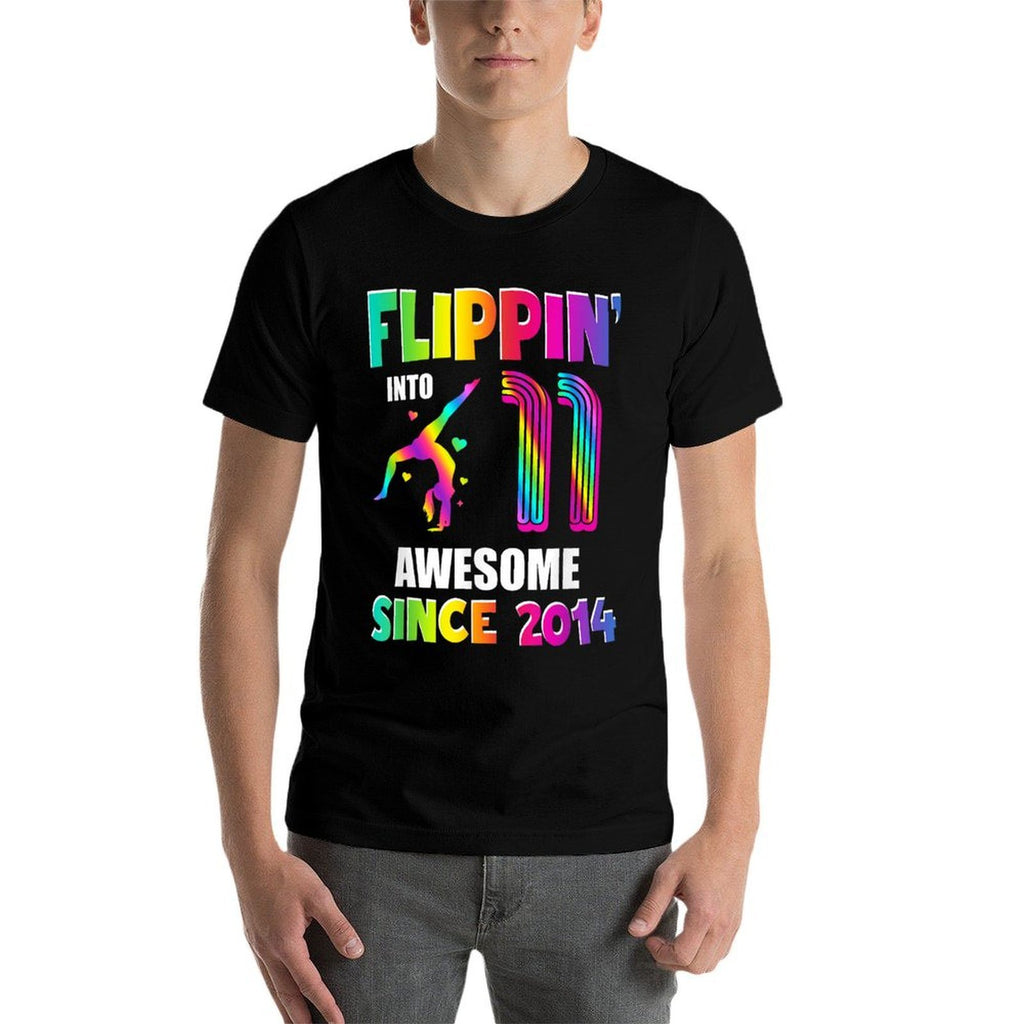 11th Birthday Gymnastics Girl 11 Year Old Gymnast Born 2014  Stretchy T-Shirt