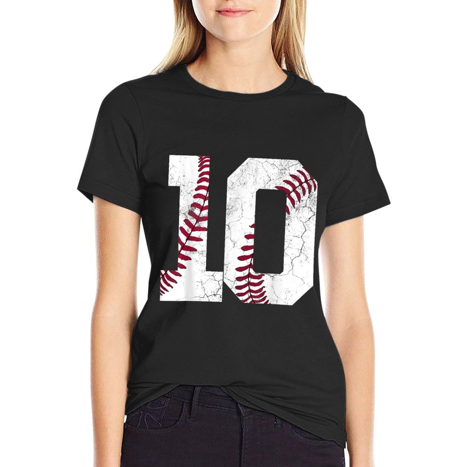 10th Birthday Gift Baseball Boys Kids Ten Number 10 2015 Comfortable T-Shirt
