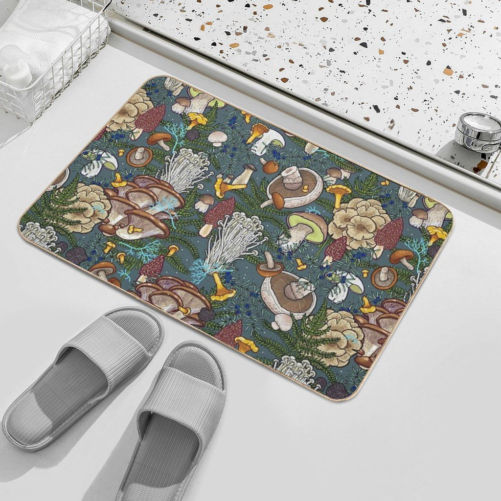 Mushroom Forest  Versatile Bath Mat